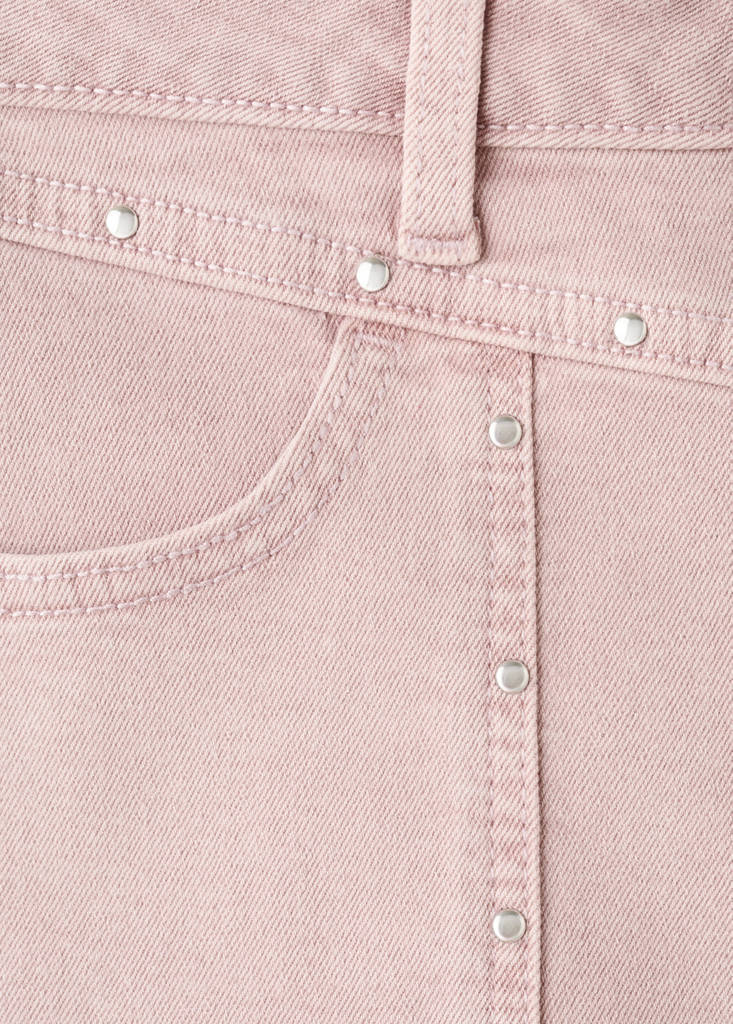 Studded pocket shorts — Pink