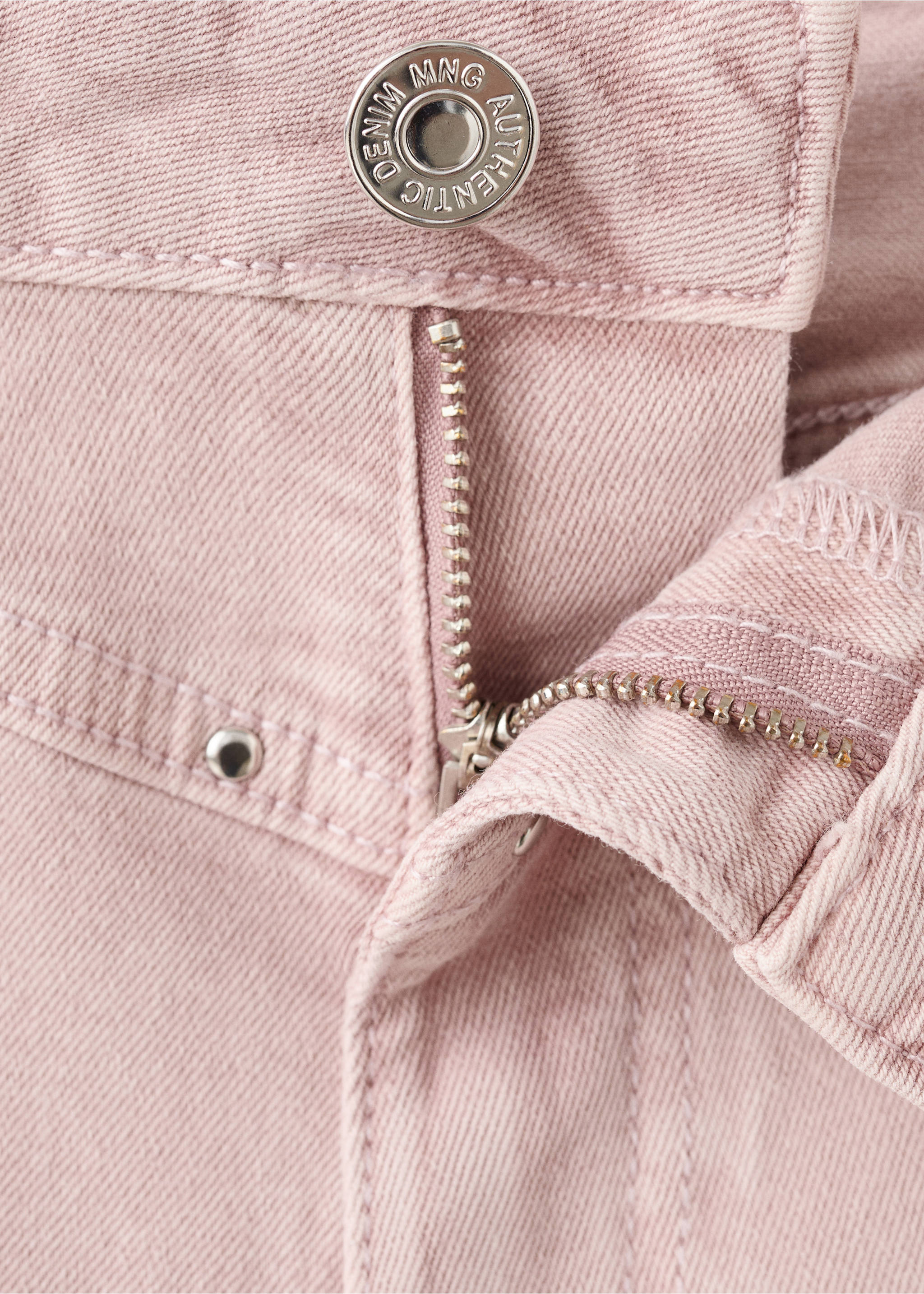 Studded pocket shorts - Details of the article 0, Pink. Ref: 27005956-00.