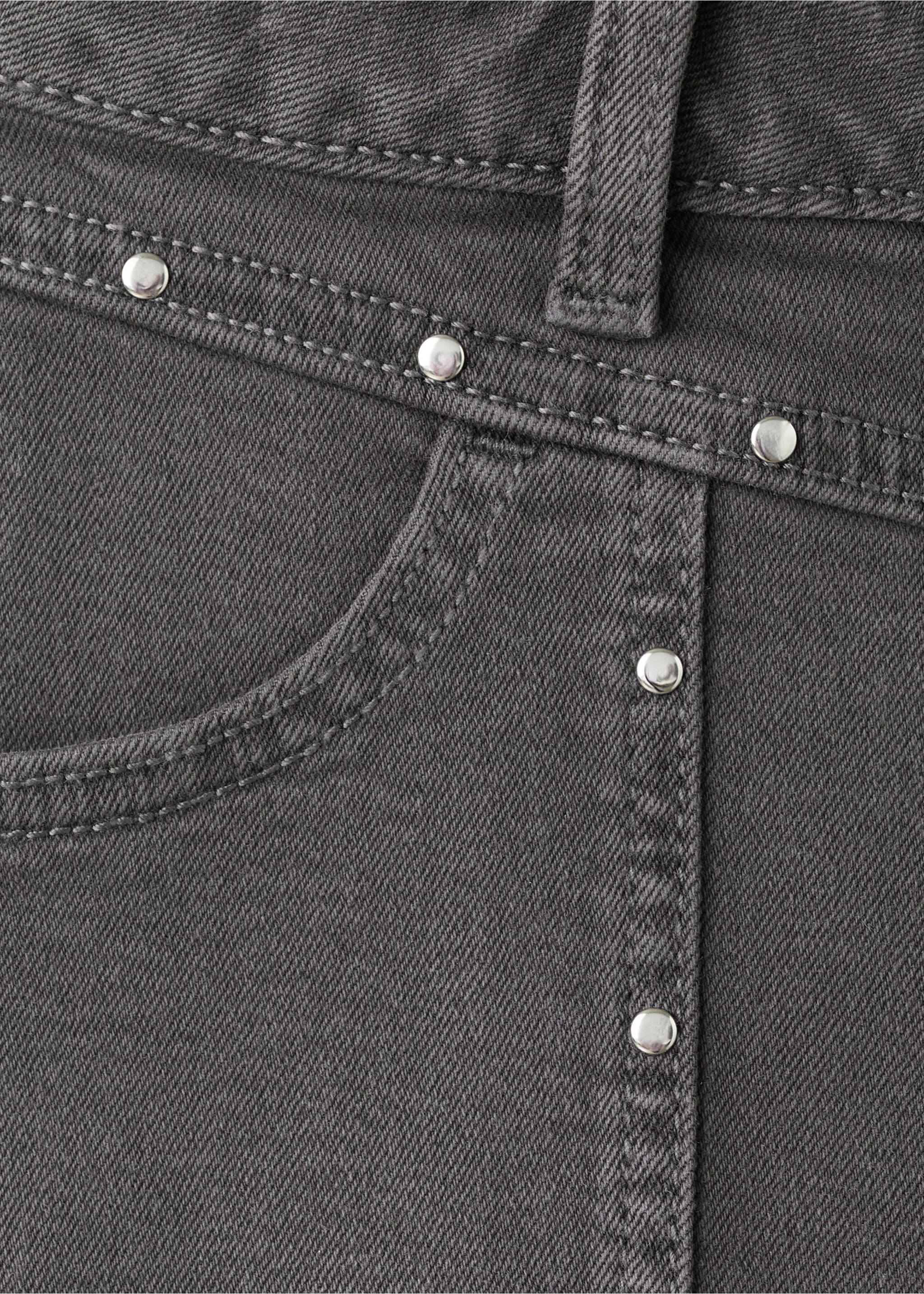 Studded pocket shorts - Details of the article 0, Charcoal. Ref: 27005958-00.