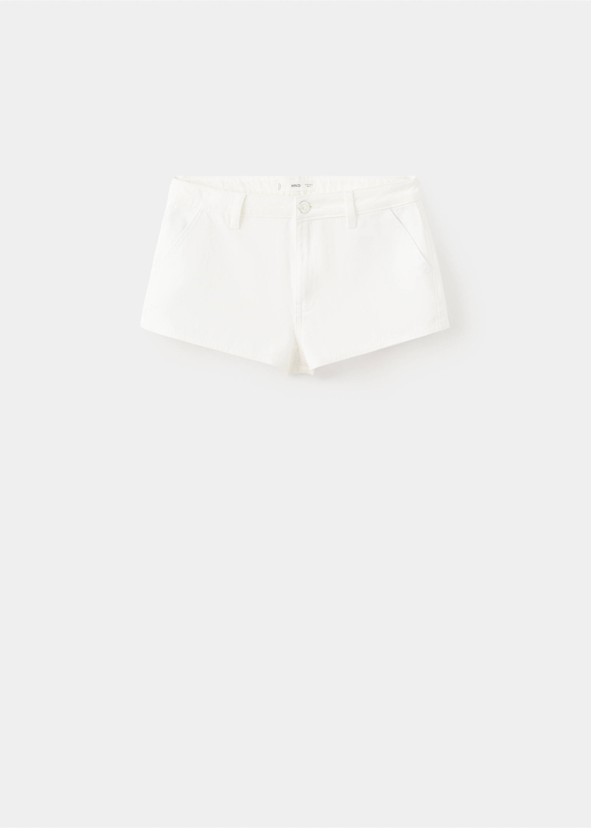 Relaxed low waist shorts - Article without model, Off White. Ref: 27005960-00.