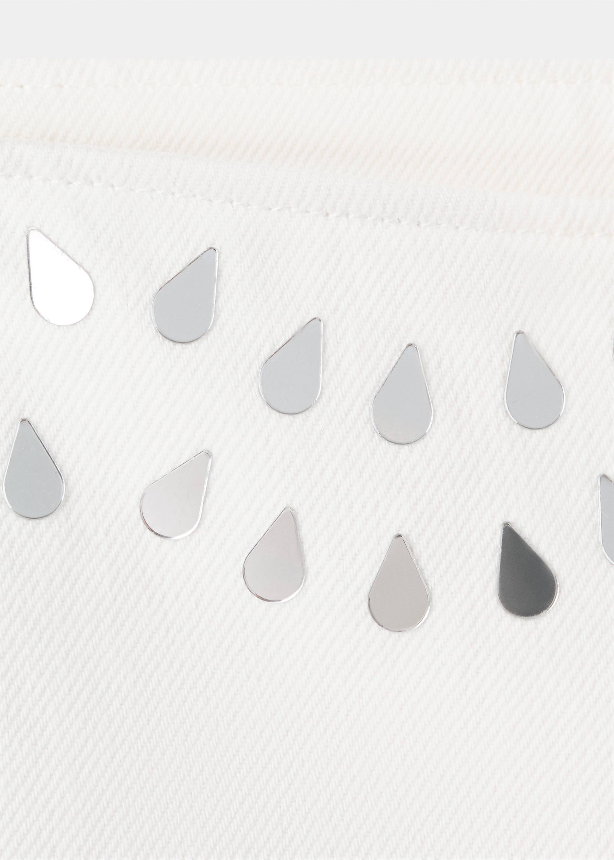 Mirror mini shorts - Details of the article 8, Off White. Ref: 27005961-00.