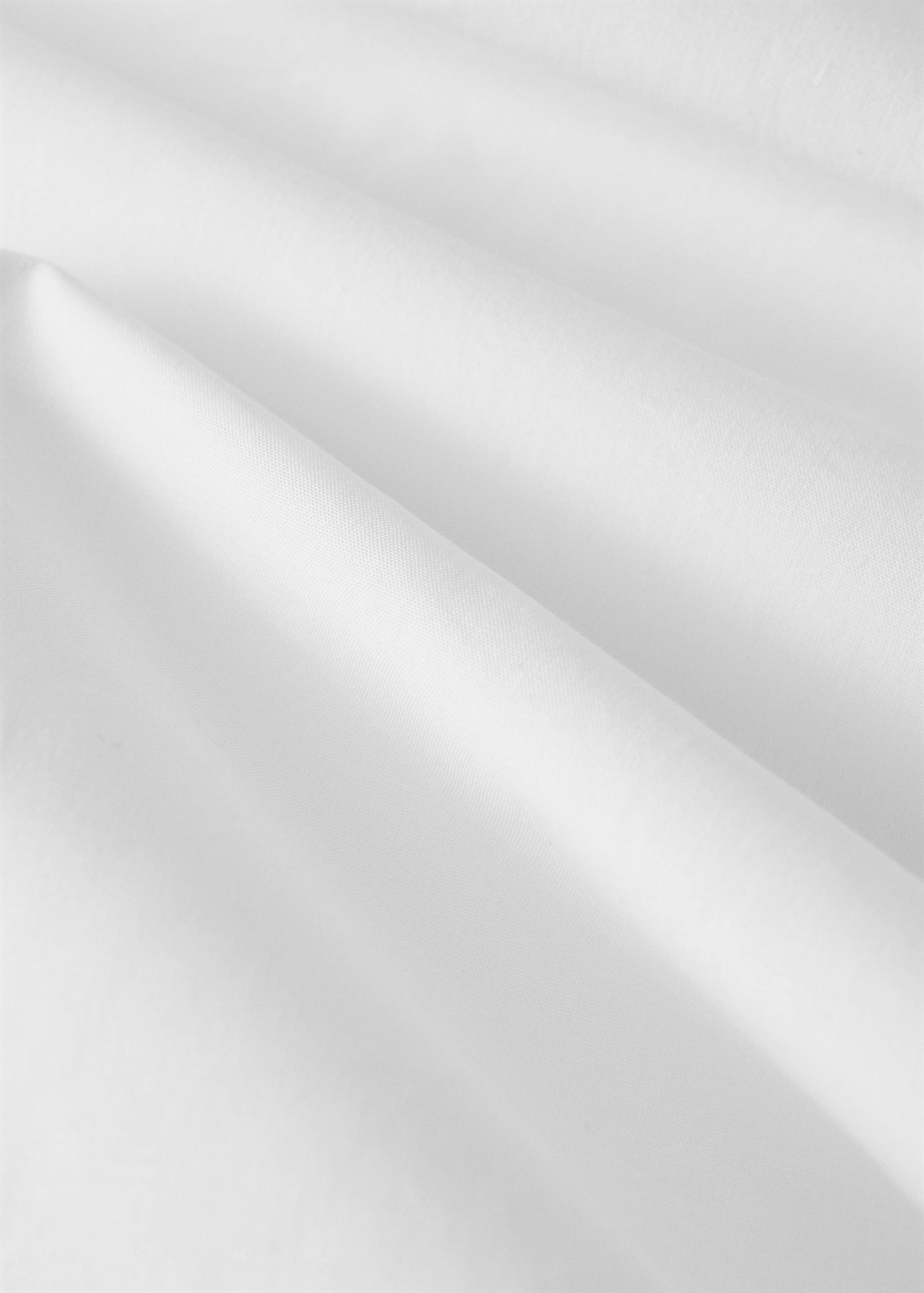 Housse de couette percale de coton 200 fils overlock  contraste lit 180/200 cm - Détail de l'article 2