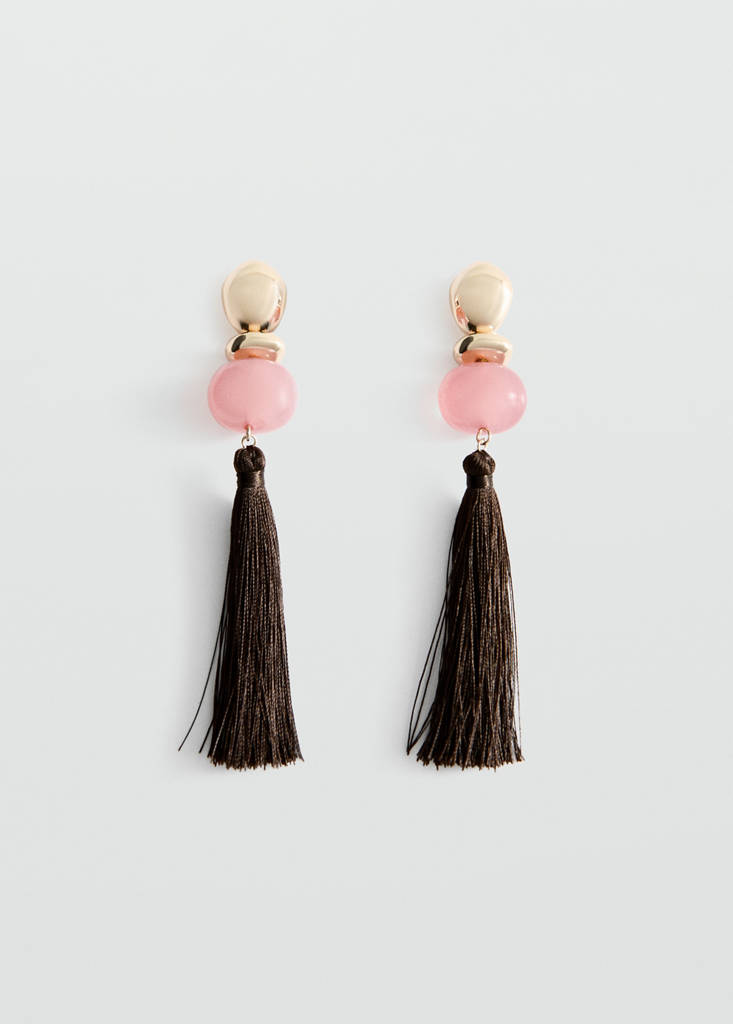 Pendientes colgantes borlas