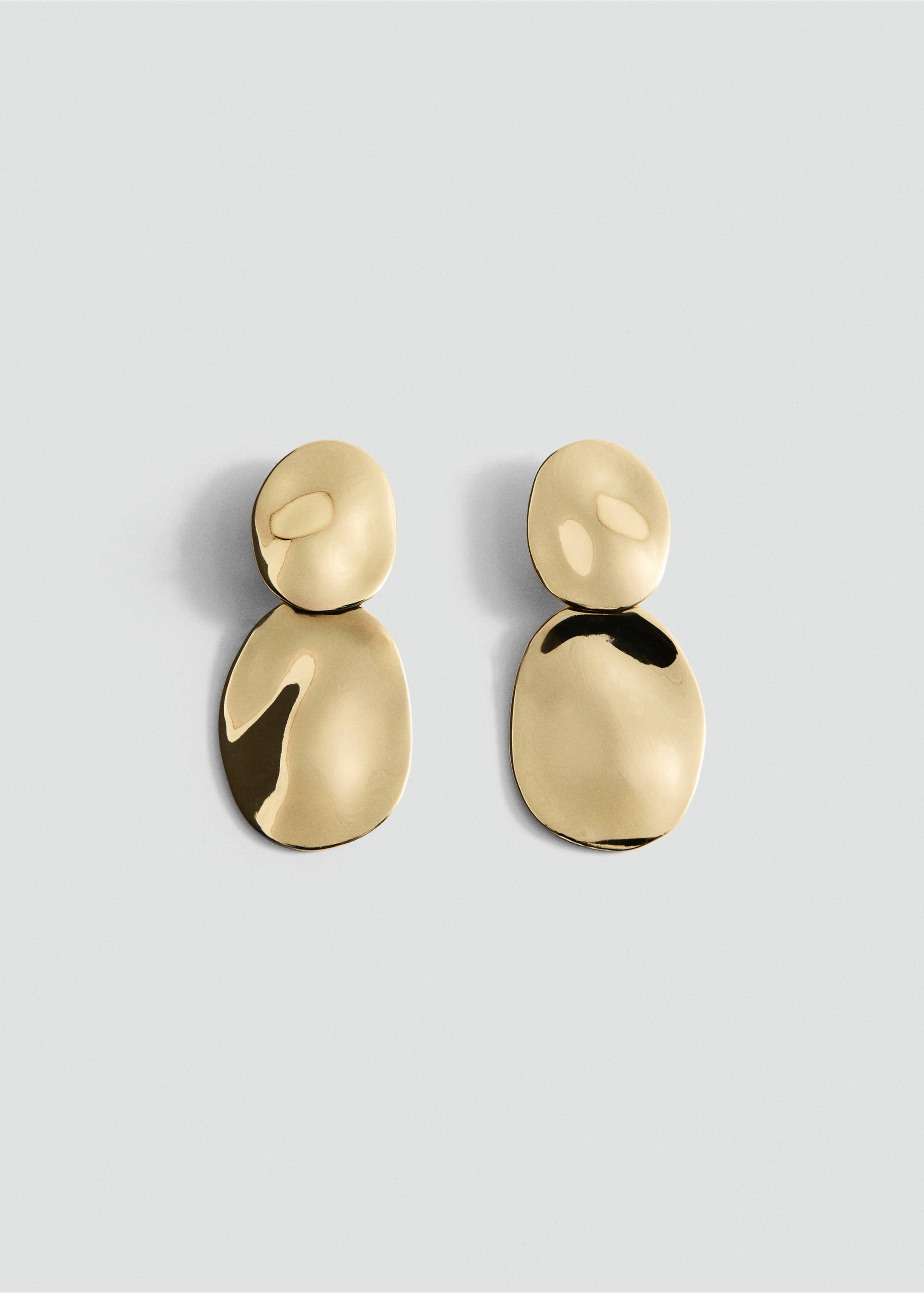 Pendientes colgantes relieve - Artículo sin modelo, Oro. Ref: 27005990-00.