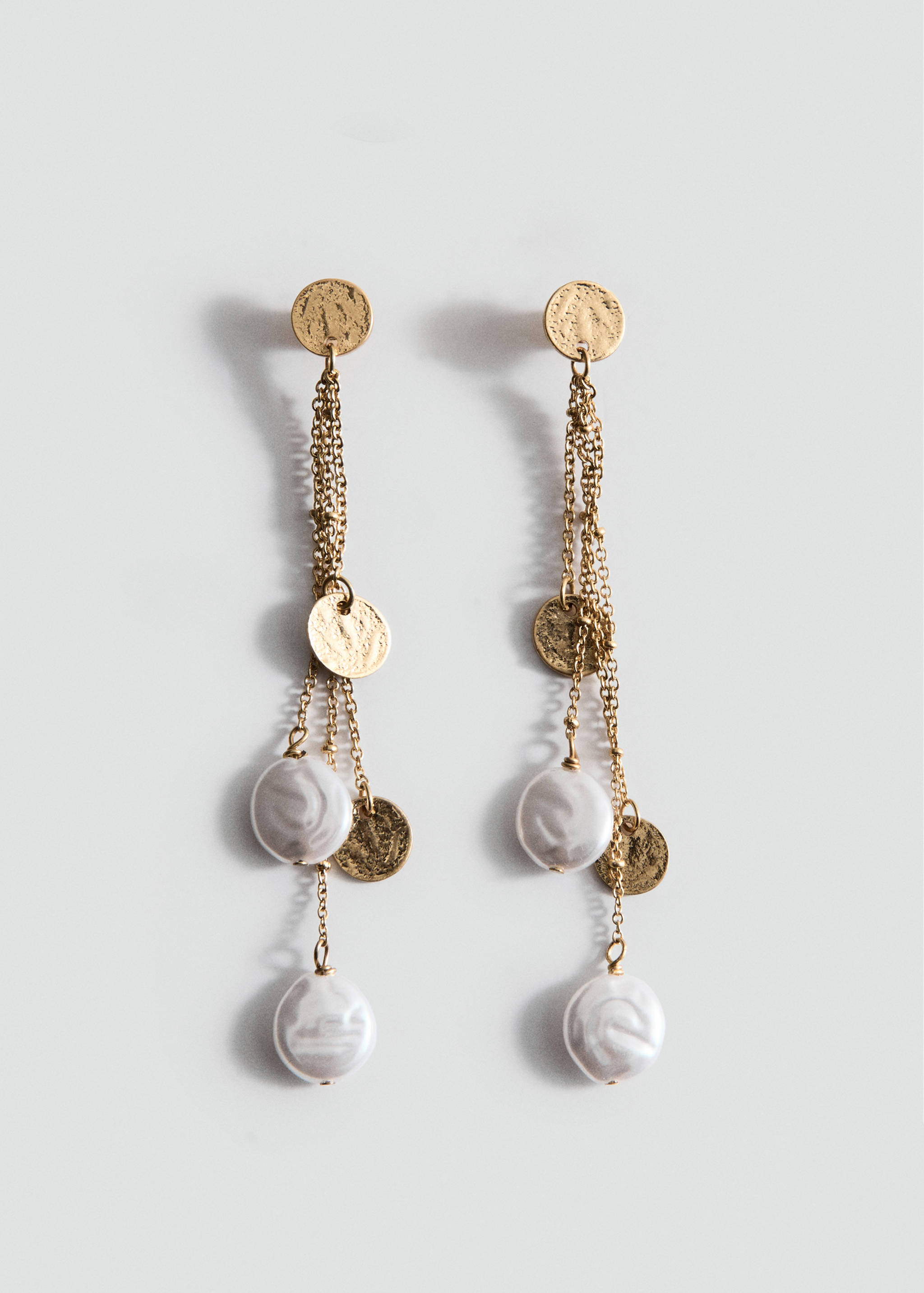 Duge naušnice s perlicama - Artikl bez modela