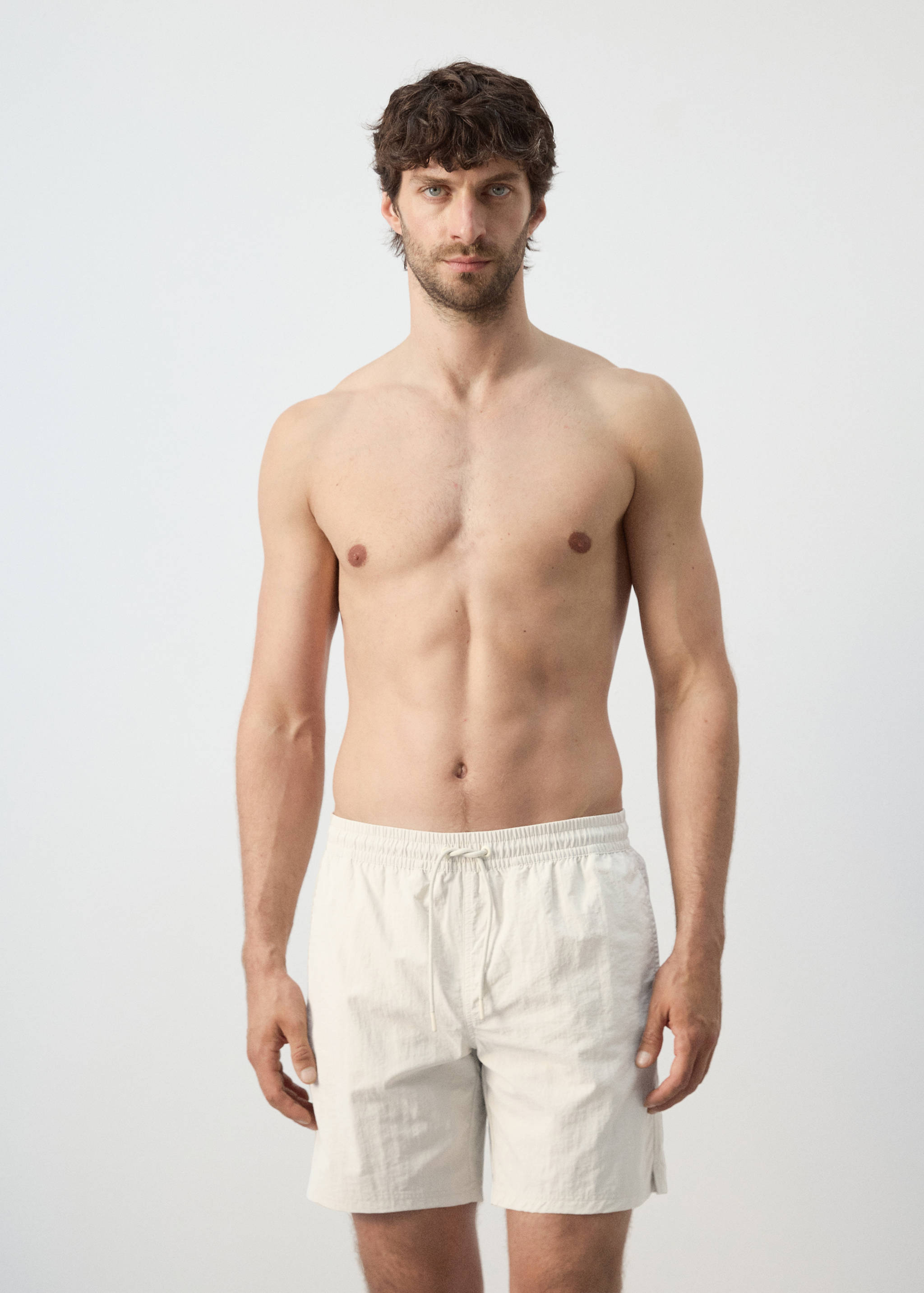 Basic drawstring swimsuit - Medium plane