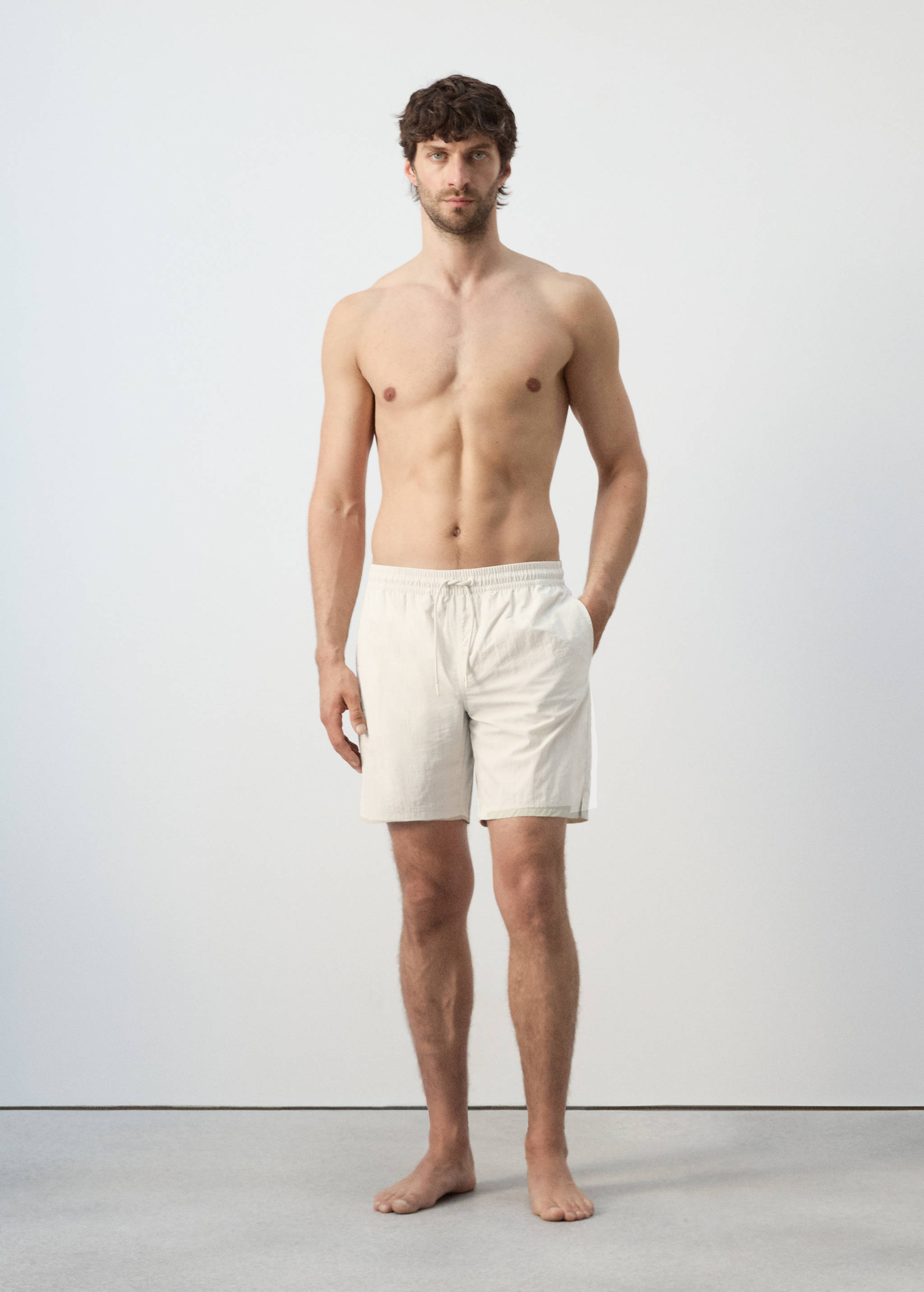 Basic drawstring swimsuit - Details of the article 4