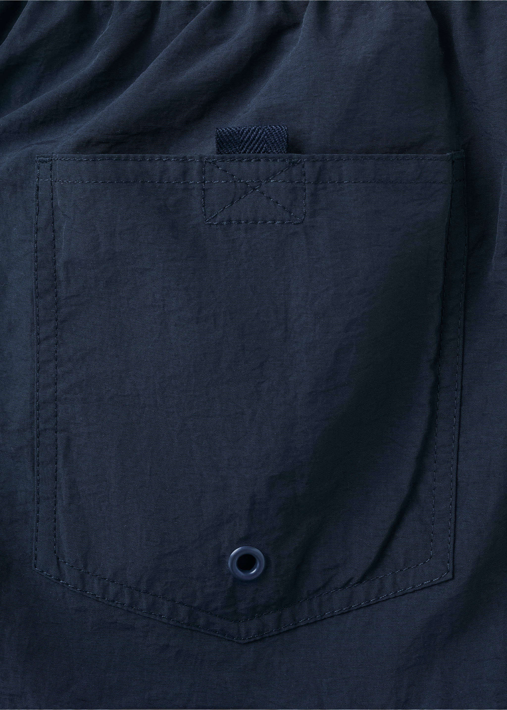 Плавательные шорты базовой модели со шнурком - Деталь изделия 0, Темно-синий. Ref: 27006007-00.