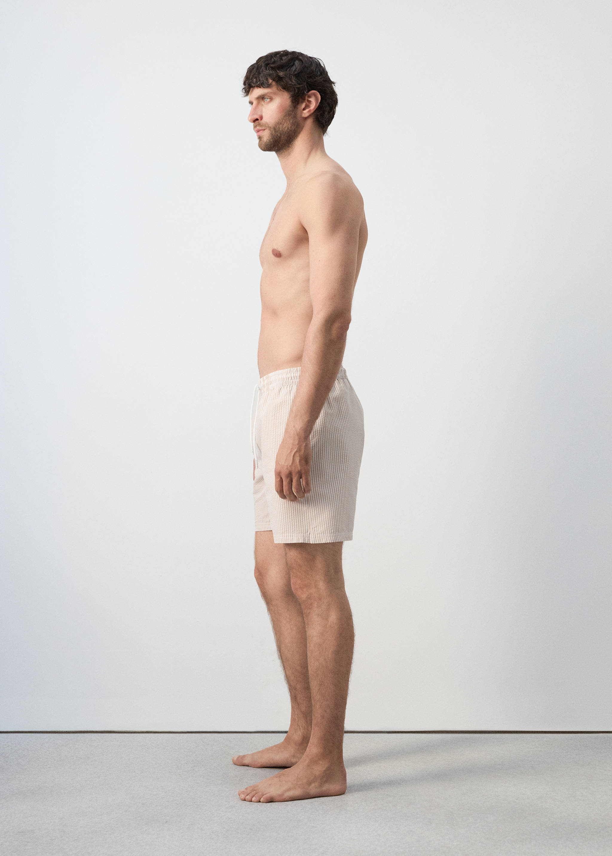 Badeshorts mit Seersucker-Effekt - Detail des Artikels 2