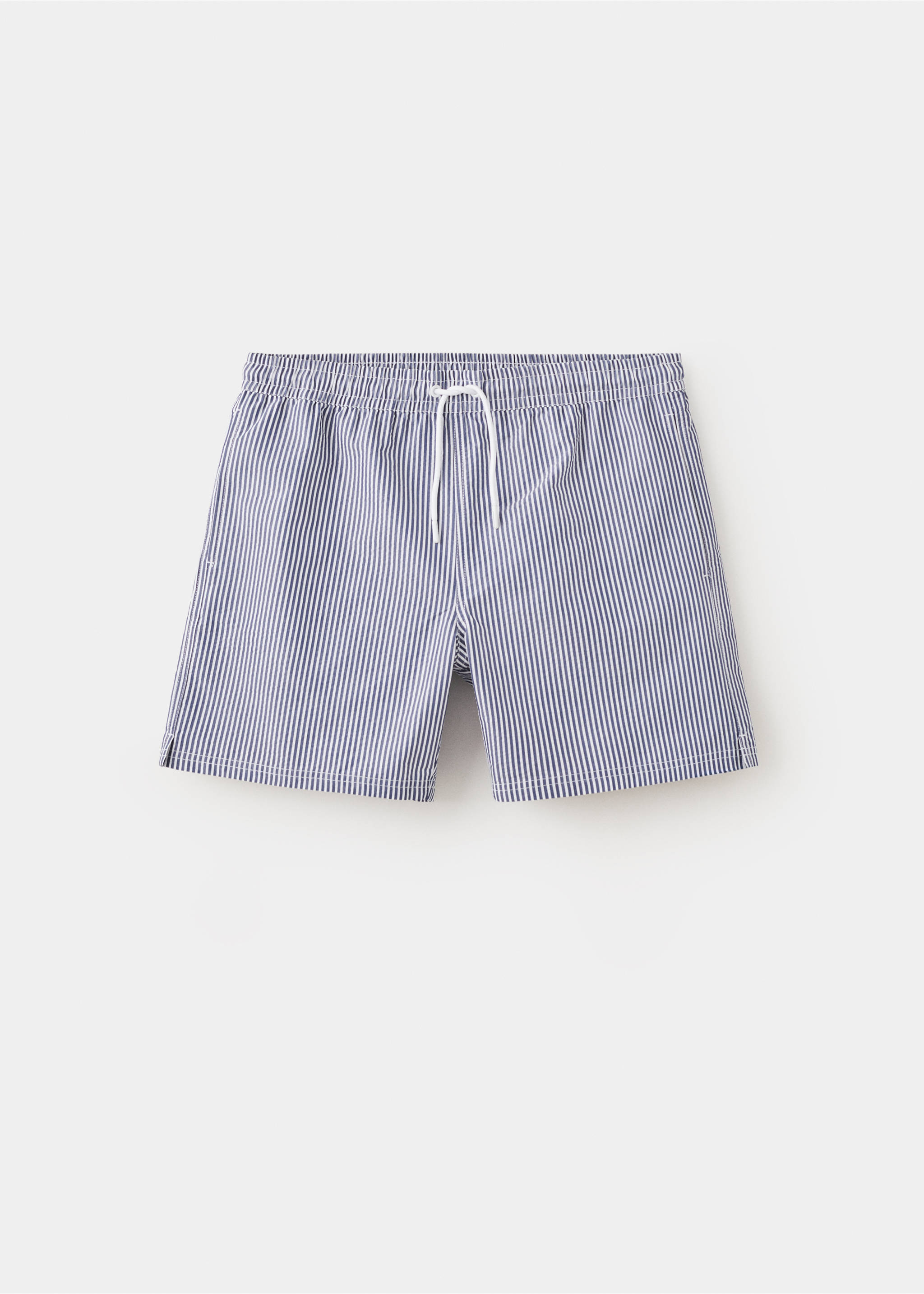 Bañador efecto seersucker - Artículo sin modelo, Azul marino oscuro. Ref: 27006008-00.