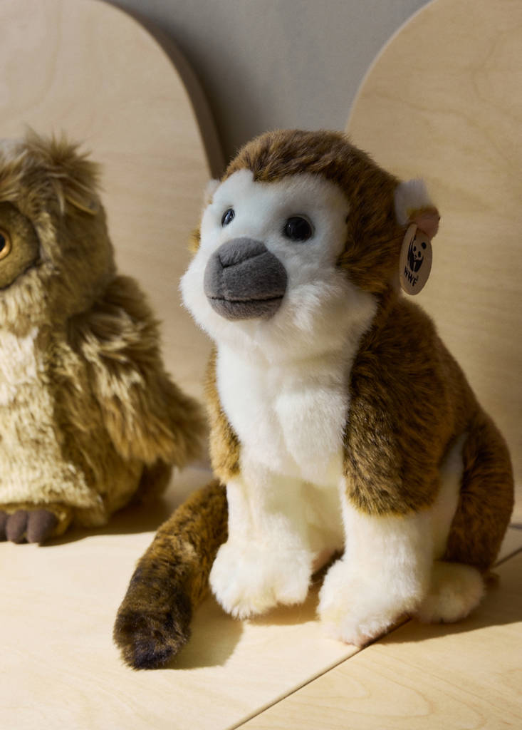 Monkey plush - WWF — Brown