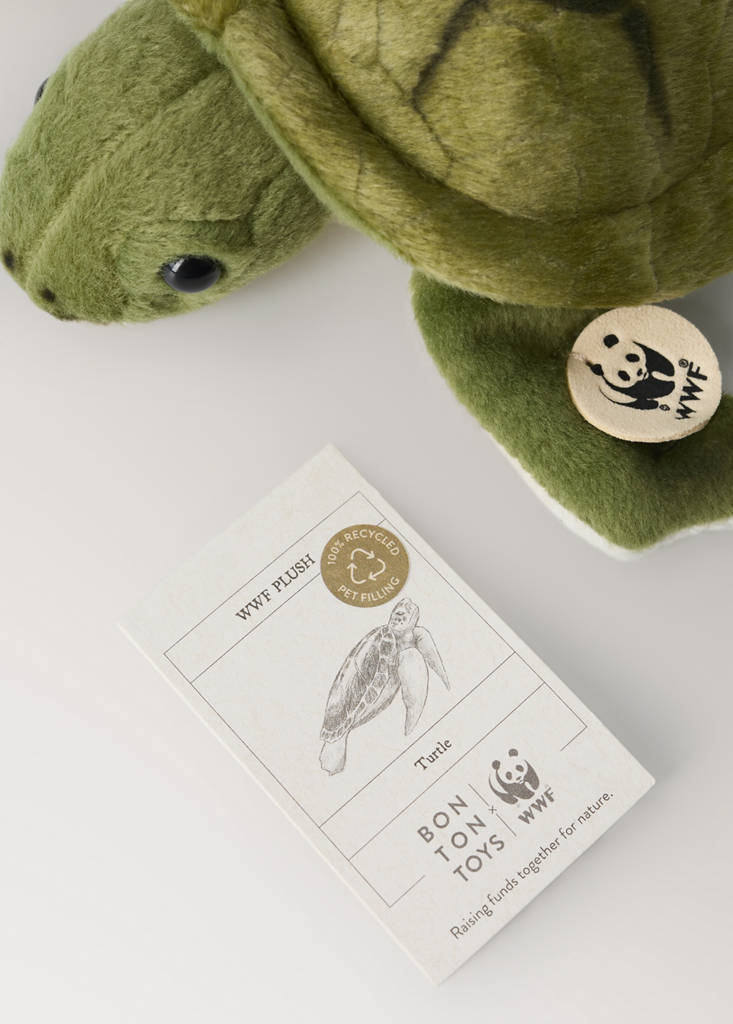 Plush tortoise — Pastel Green