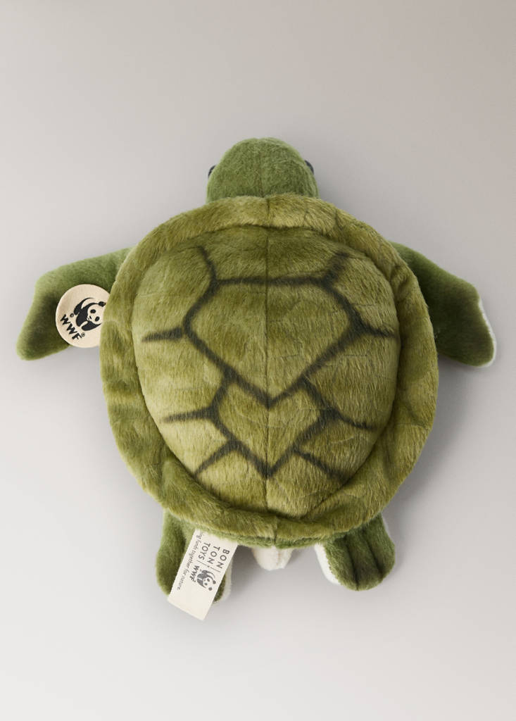 Plush tortoise — Pastel Green