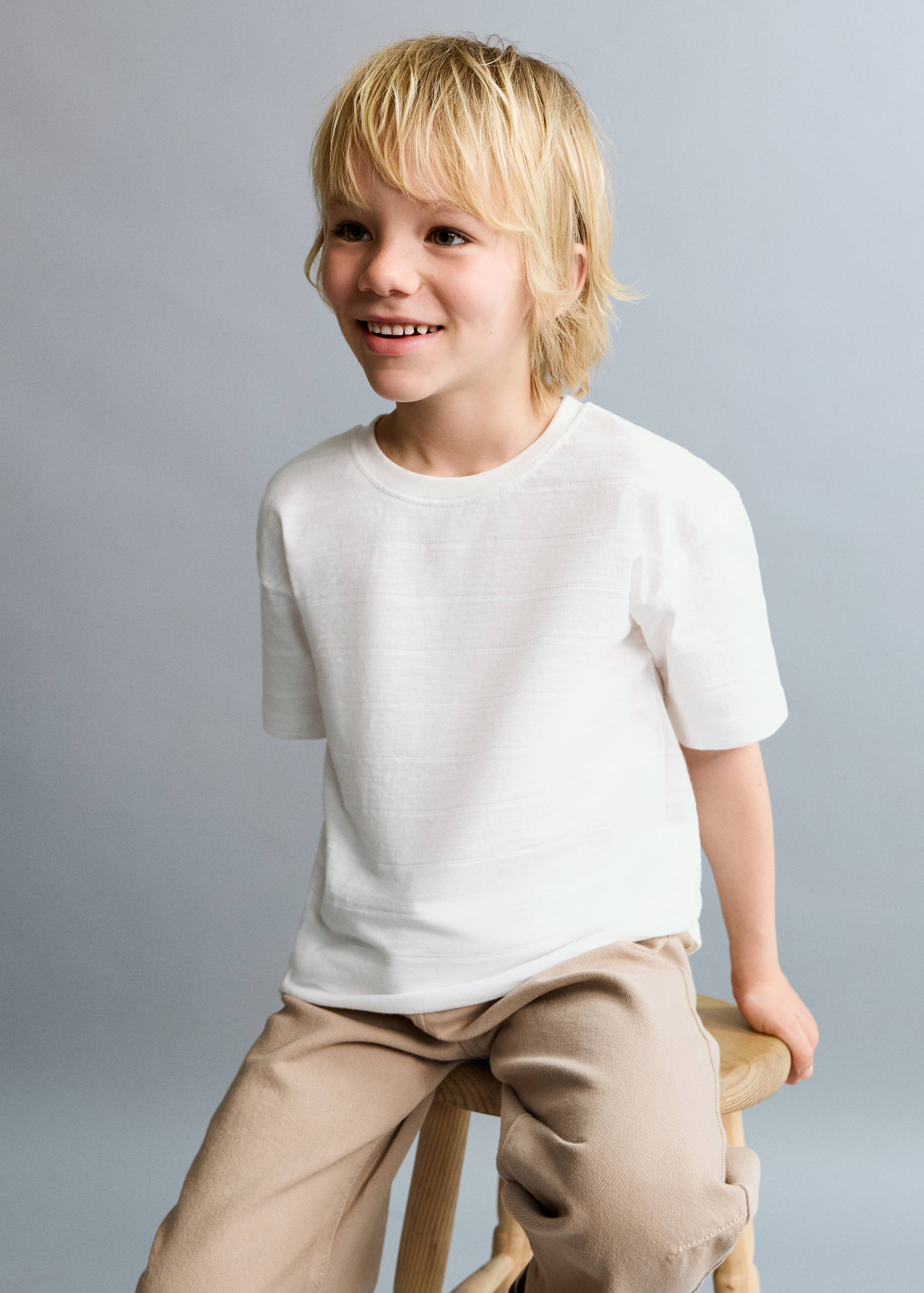 Camiseta básica algodón - Plano medio