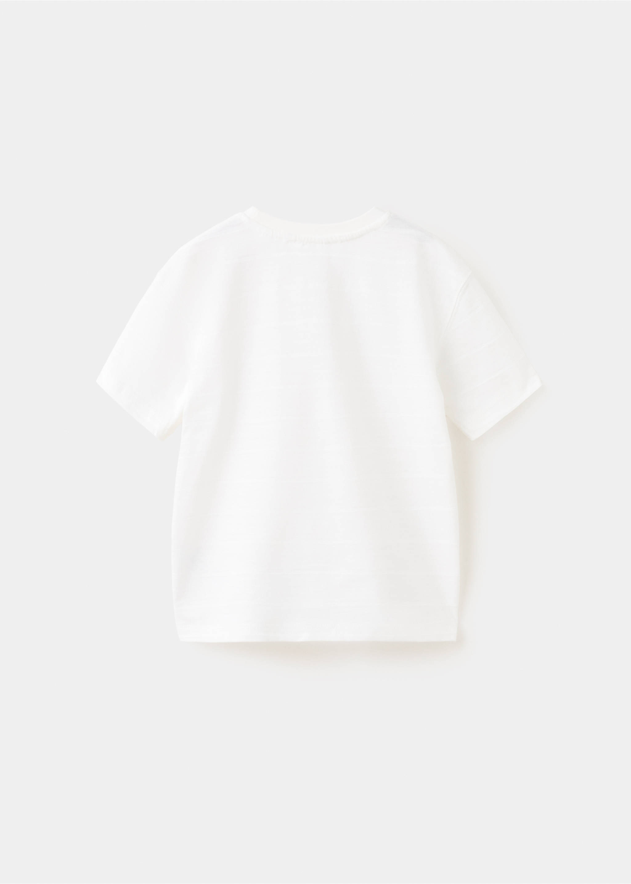 Camiseta básica algodón - Reverso del artículo, Blanco. Ref: 27006350-00.