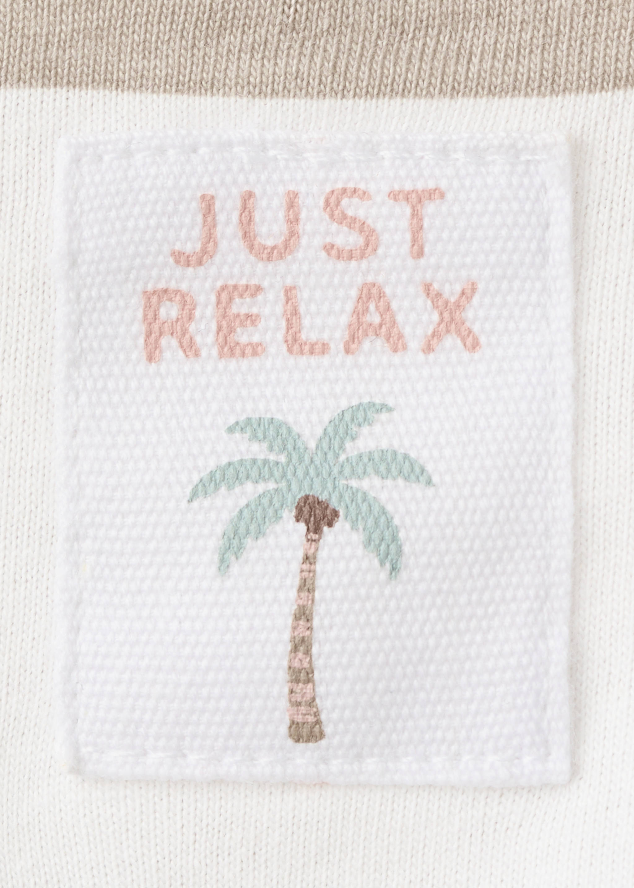 100% cotton striped t-shirt - Details of the article 0