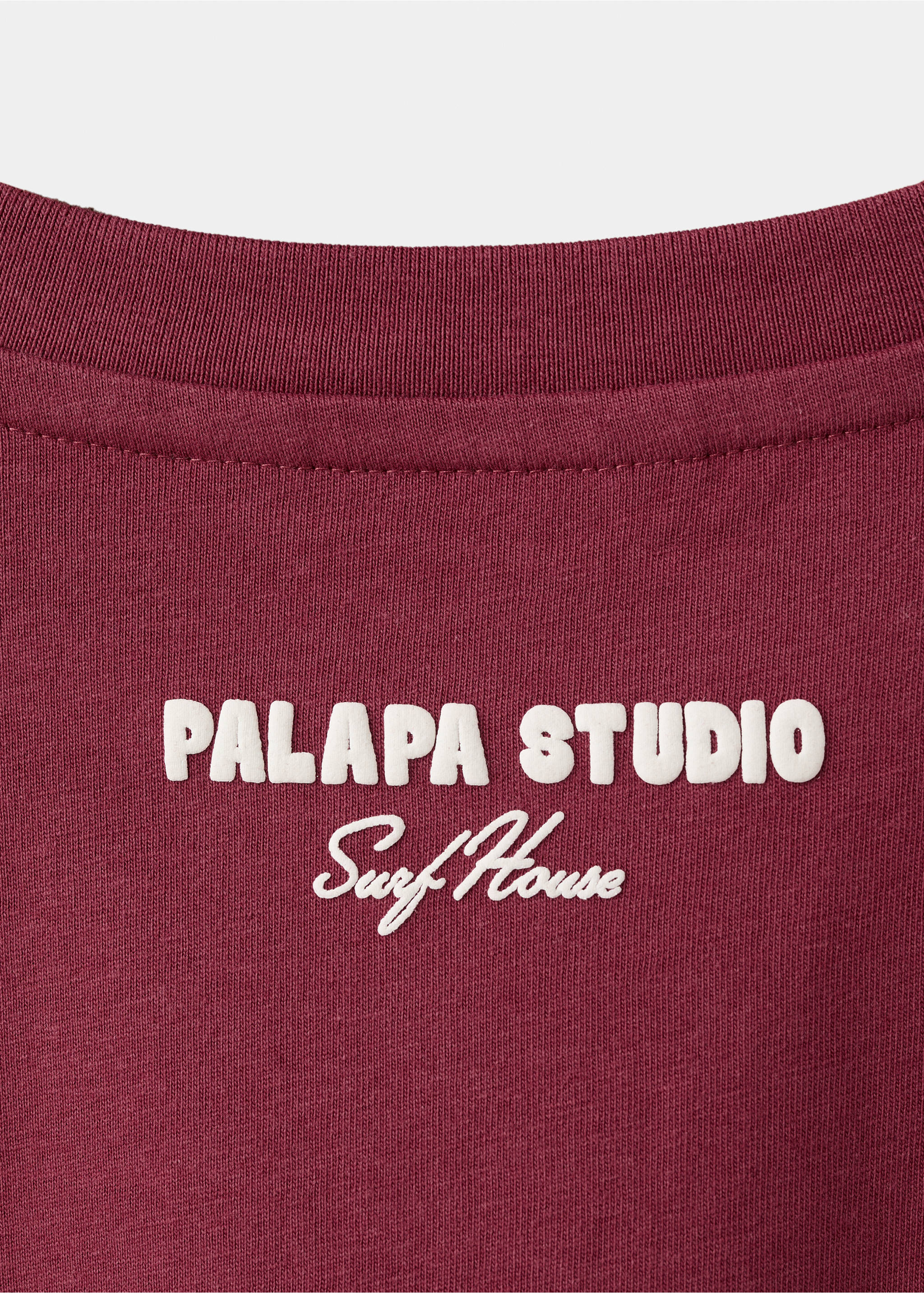 Camiseta oversize algodón estampada - Detalle del artículo 0, Cereza. Ref: 27006358-00.