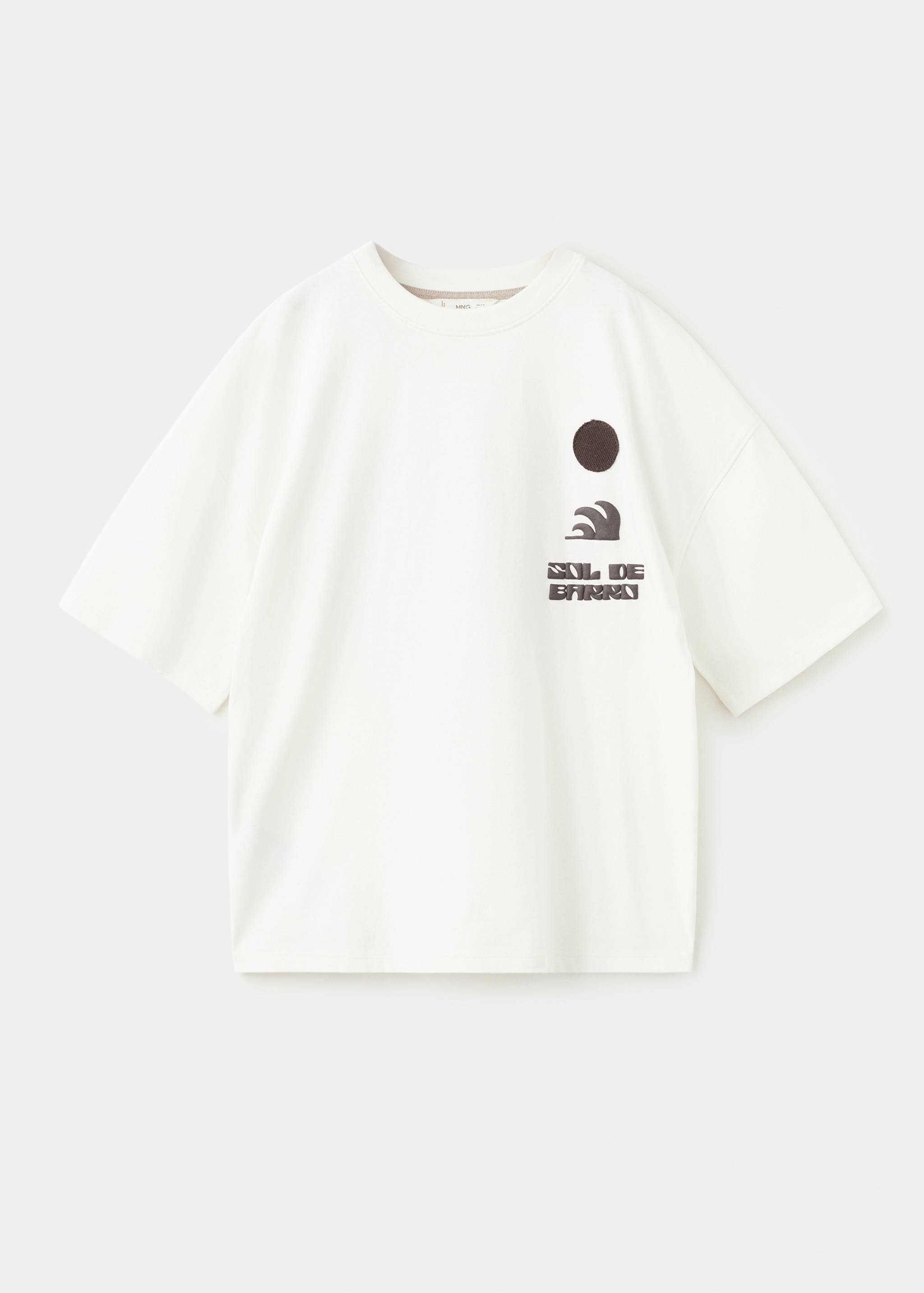 Printed cotton-blend T-shirt - Article without model