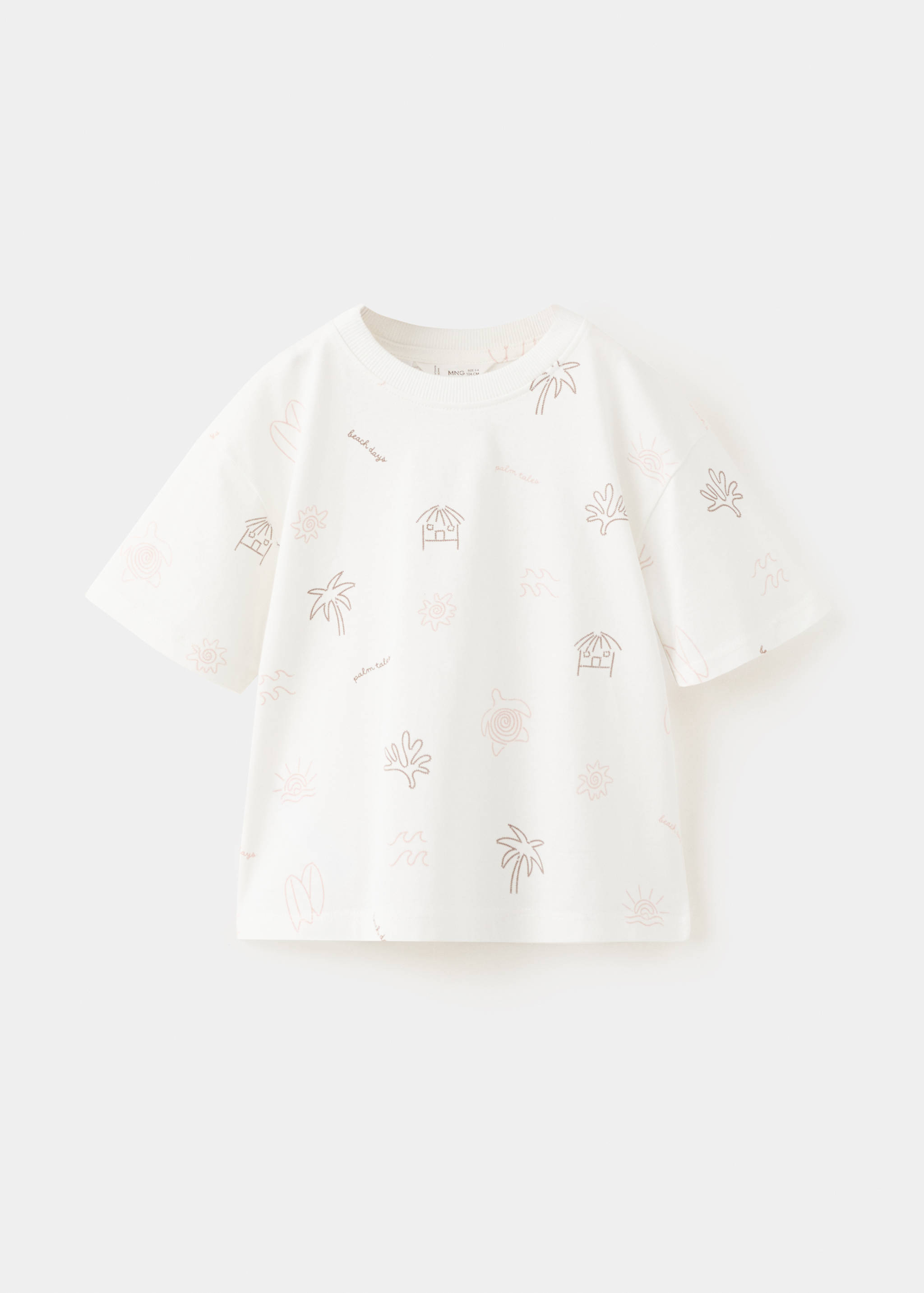 Camiseta detalles estampados - Artículo sin modelo