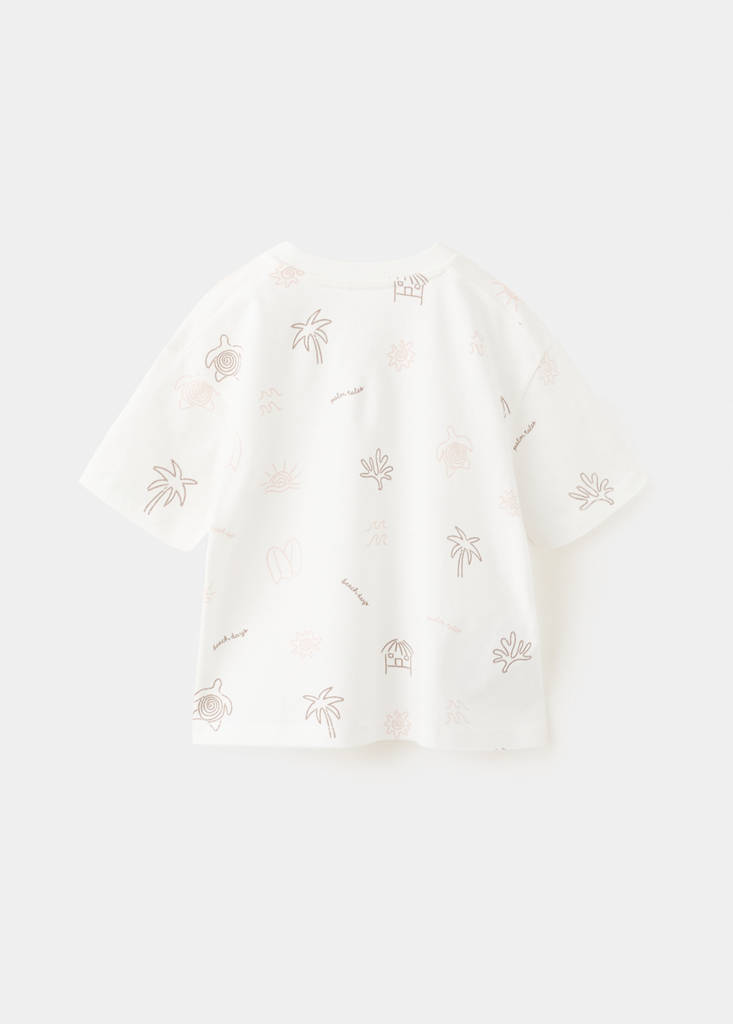 T-shirt with print details — Off White