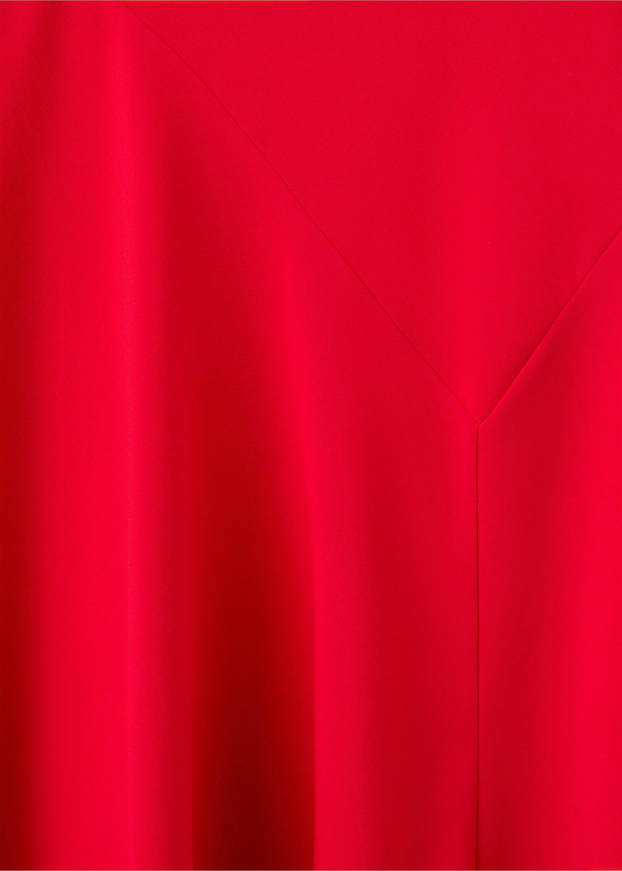 Robe midi à manches asymétriques - Détail de l'article 0, Rouge. Ref: 27006362-00.