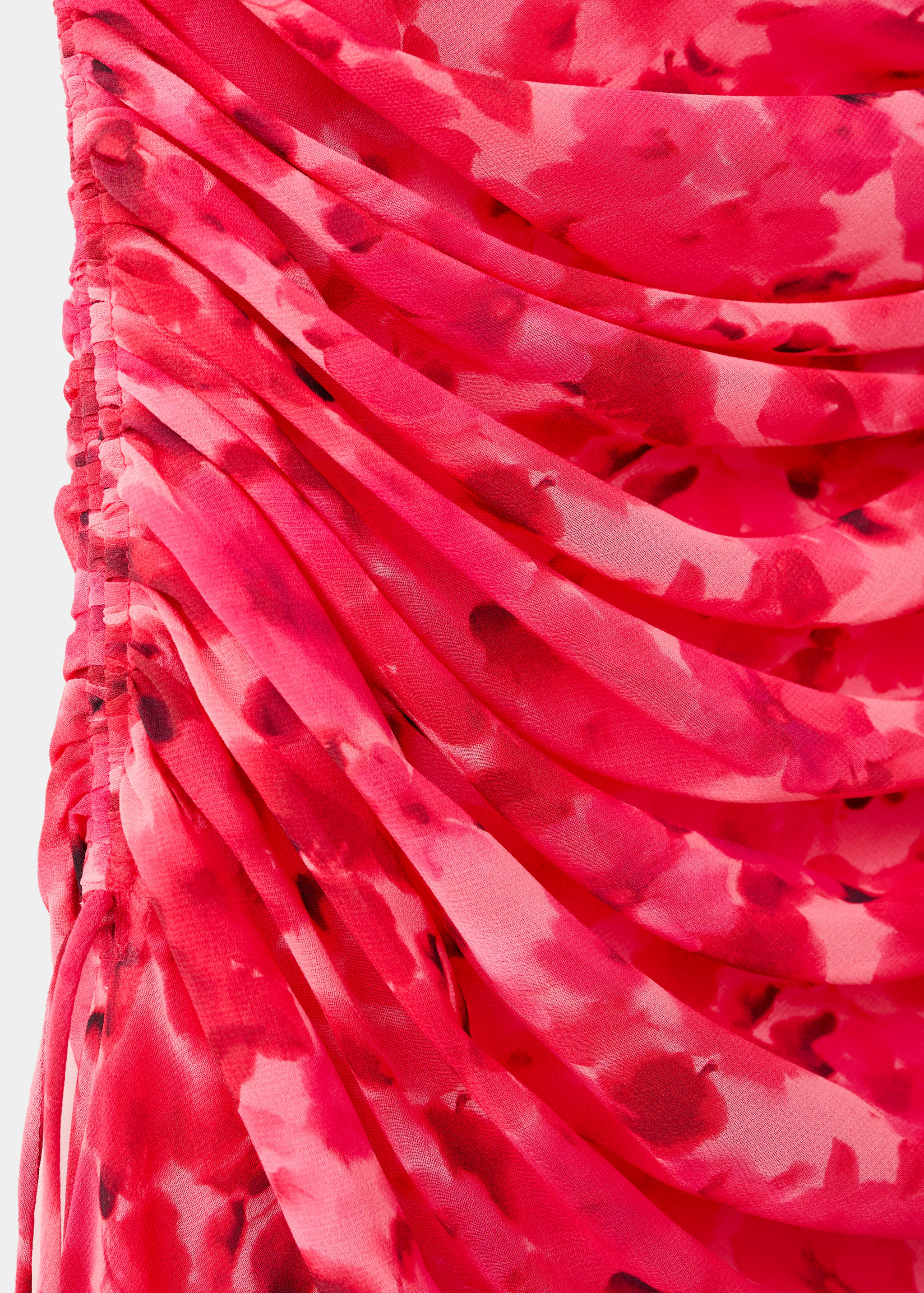 Asymmetrical floral-print dress - Details of the article 8