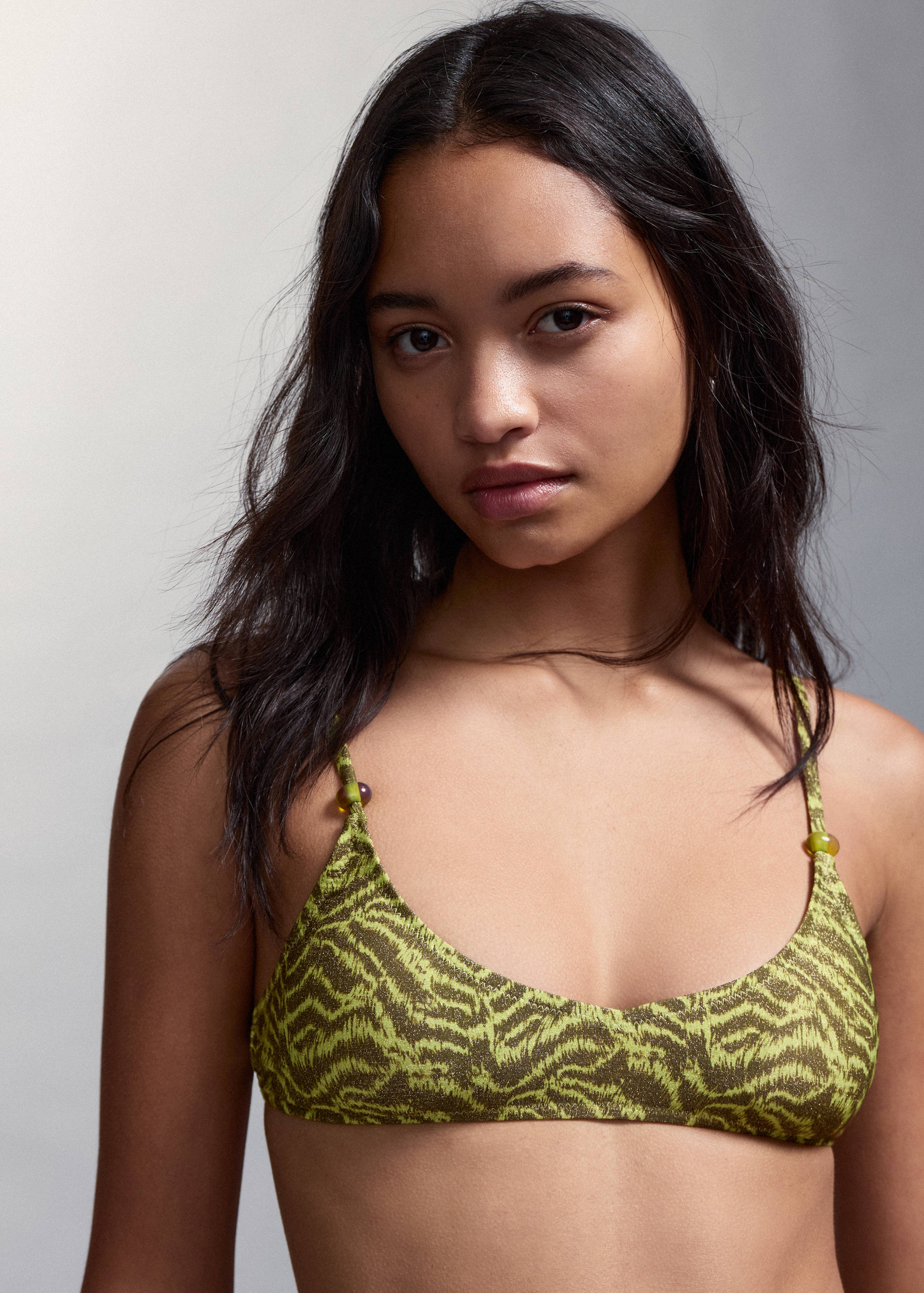 Zebra bikini with medium coverage bottoms - Details of the article 1