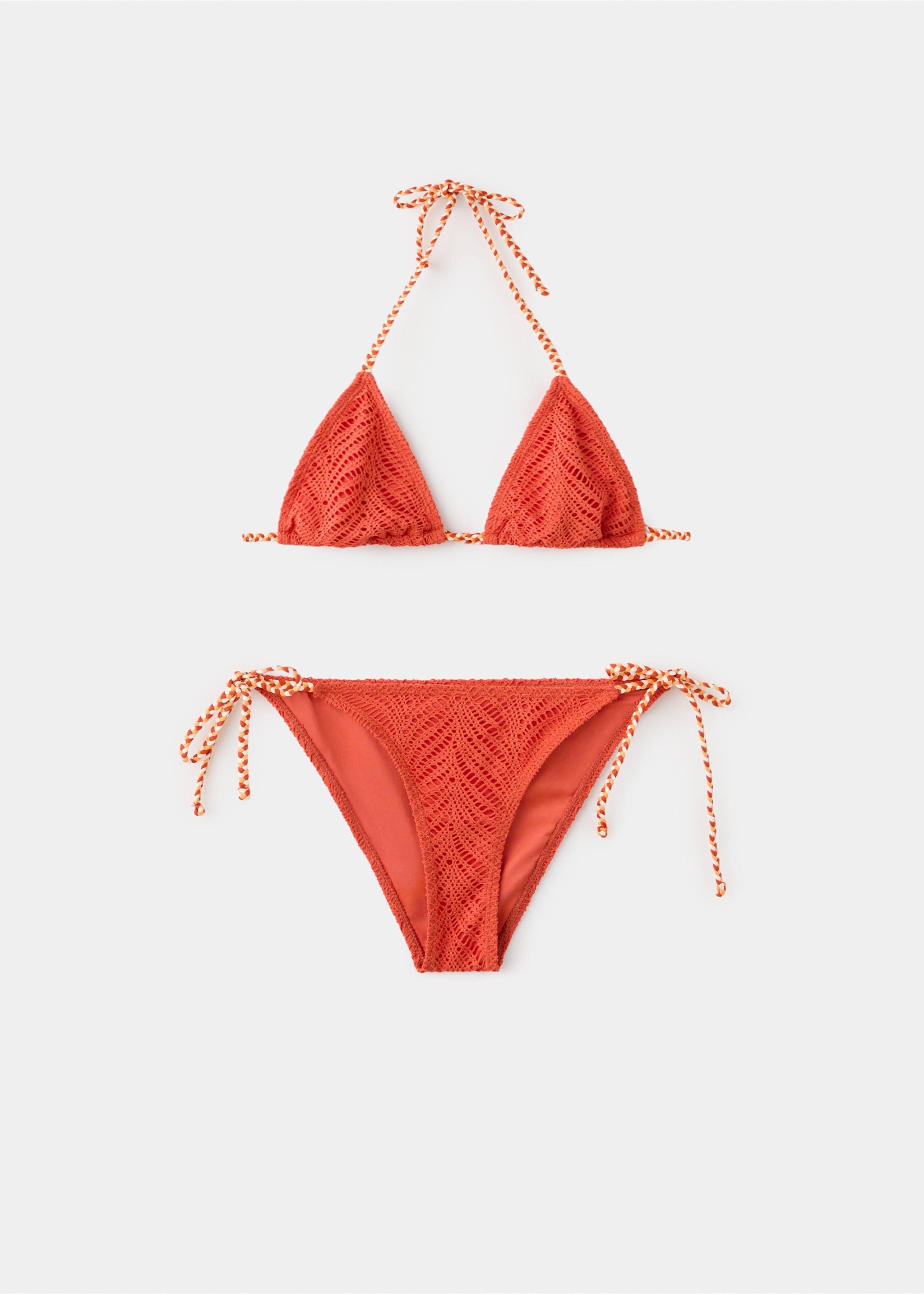 Bikini crochet braguita media - Artículo sin modelo, Naranja. Ref: 27006720-00.