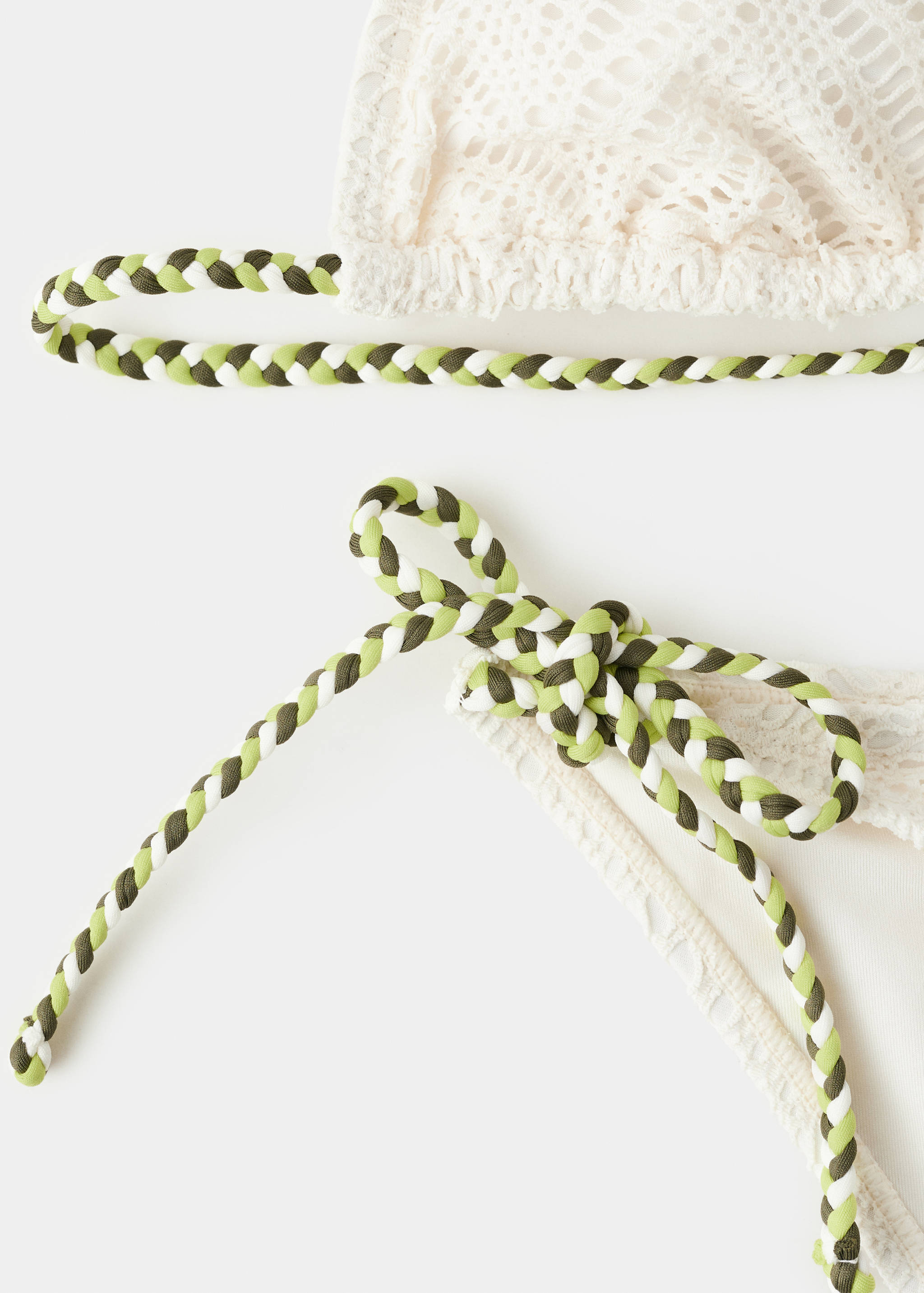 Crochet bikini with medium-rise bottoms - Details of the article 8