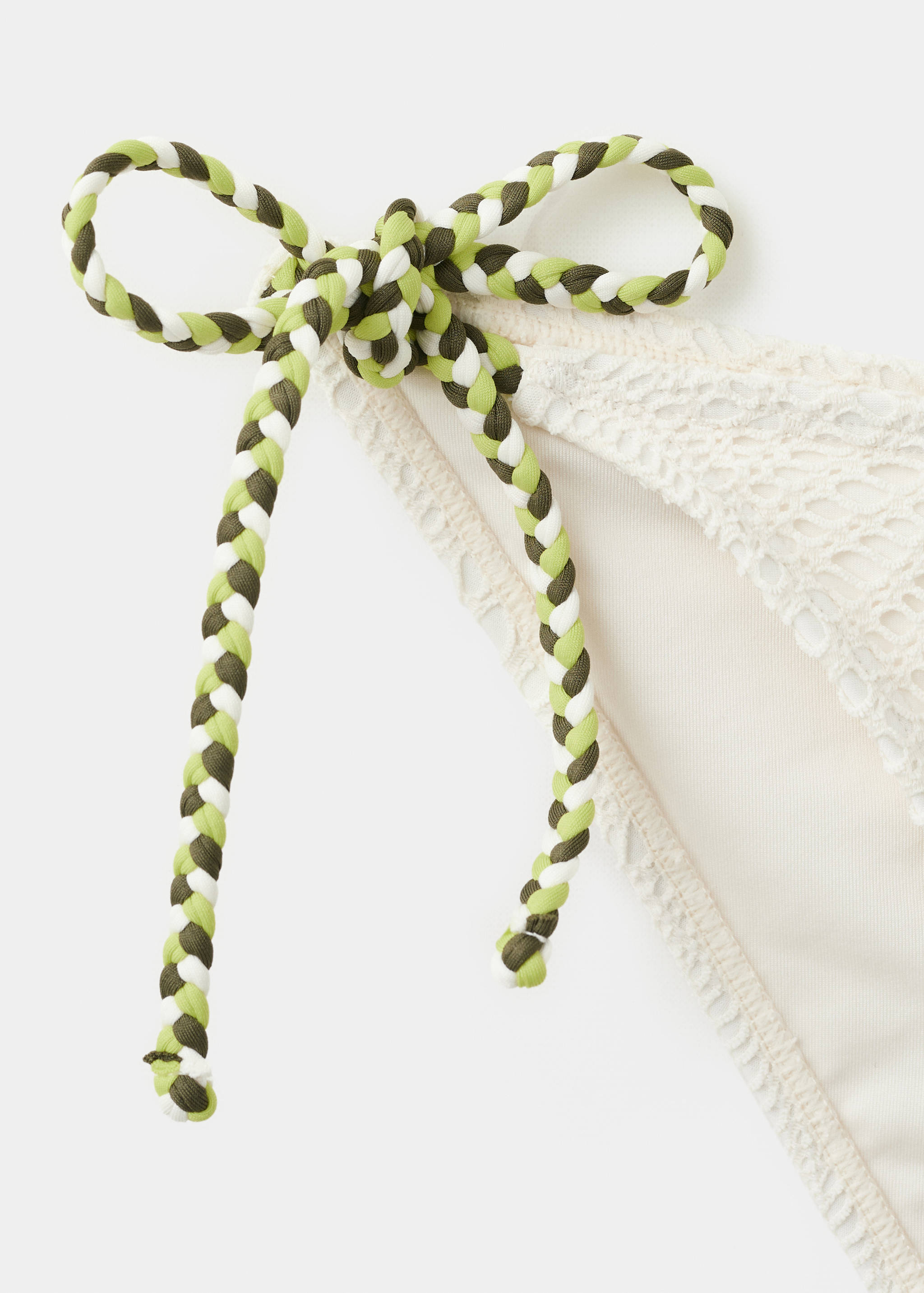 Crochet bikini with medium-rise bottoms - Details of the article 0