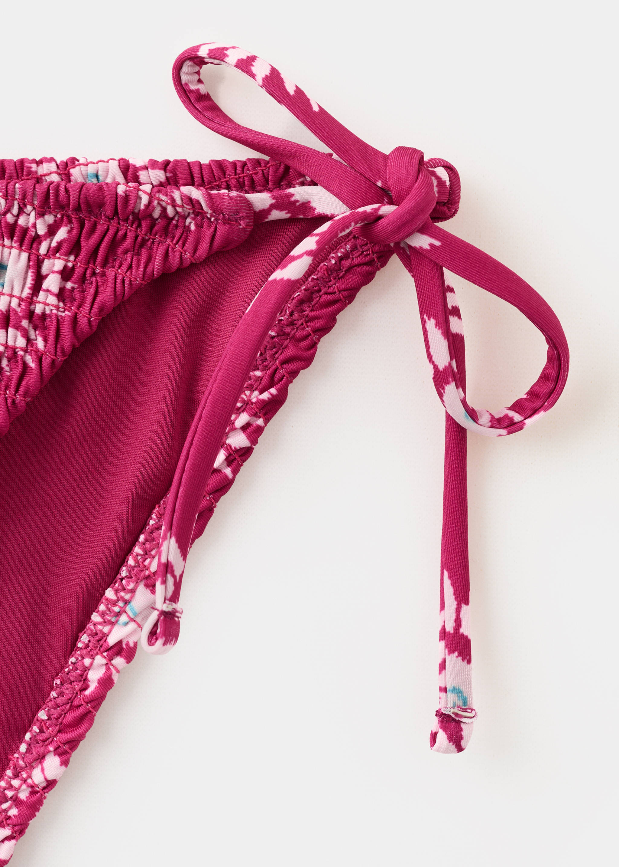 Ruched sun bikini with mid-rise briefs - Details of the article 0