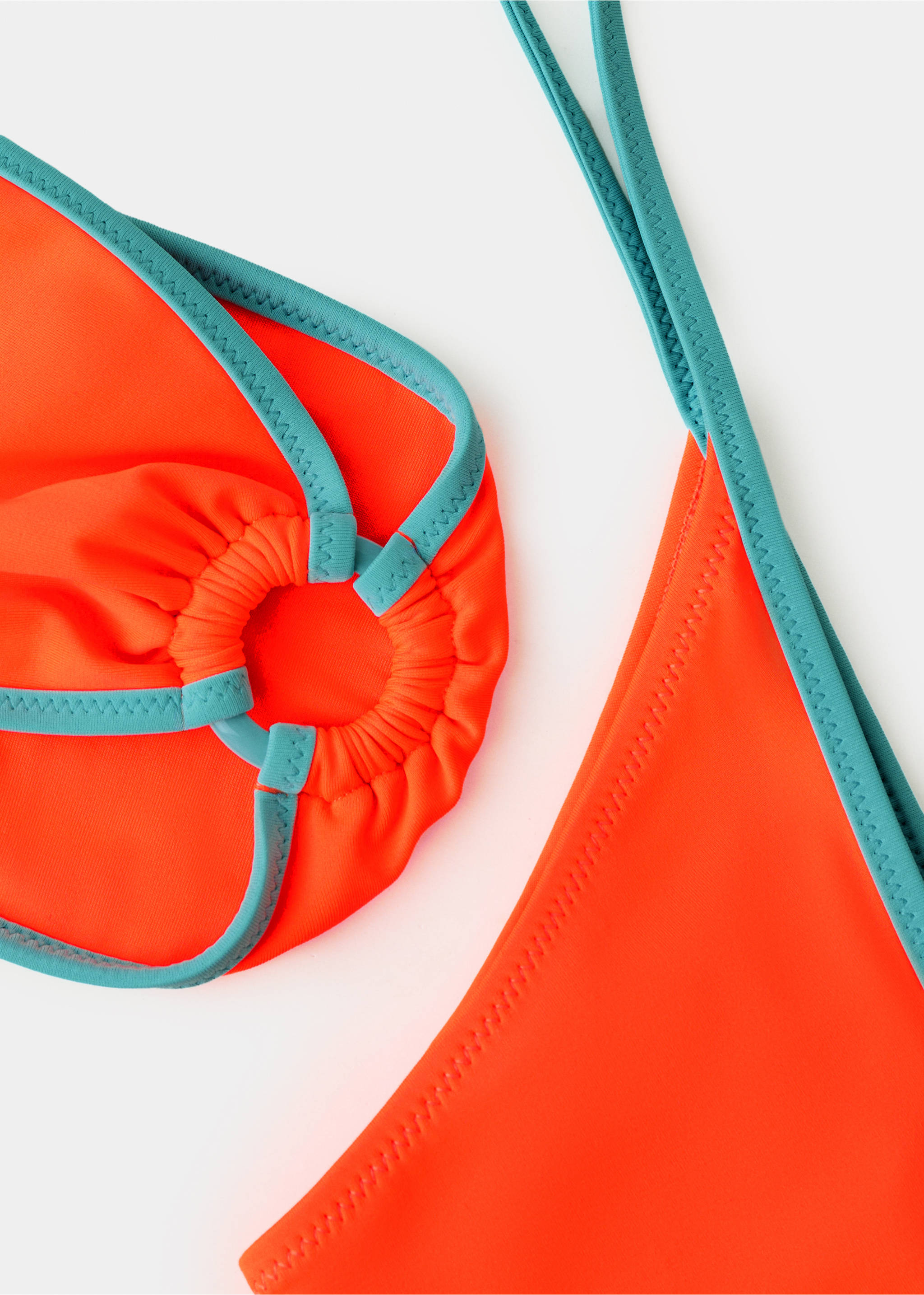 Bikini bandeau braguita media - Detalle del artículo 0, Naranja. Ref: 27006726-00.