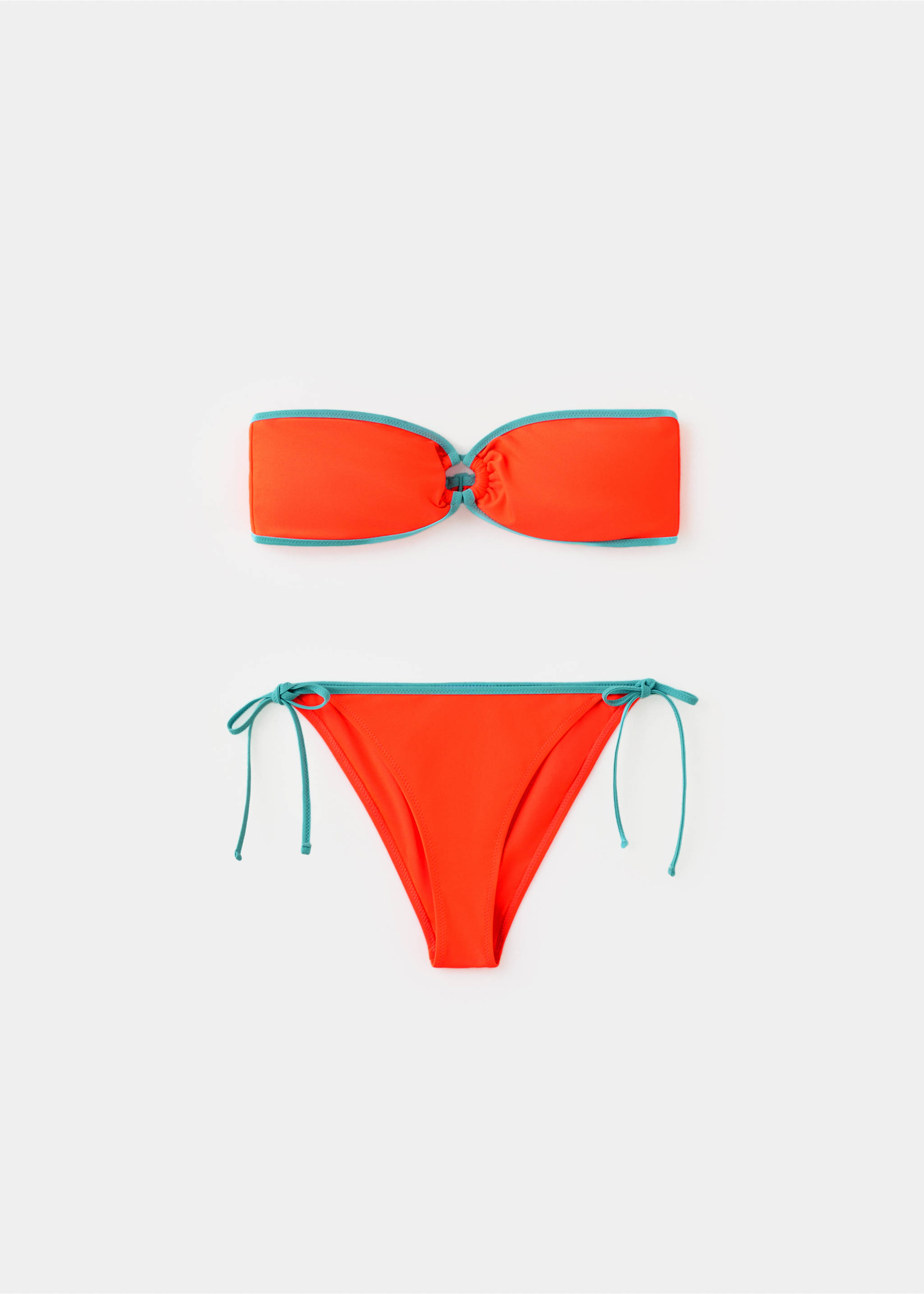 Bikini bandeau braguita media - Artículo sin modelo, Naranja. Ref: 27006726-00.