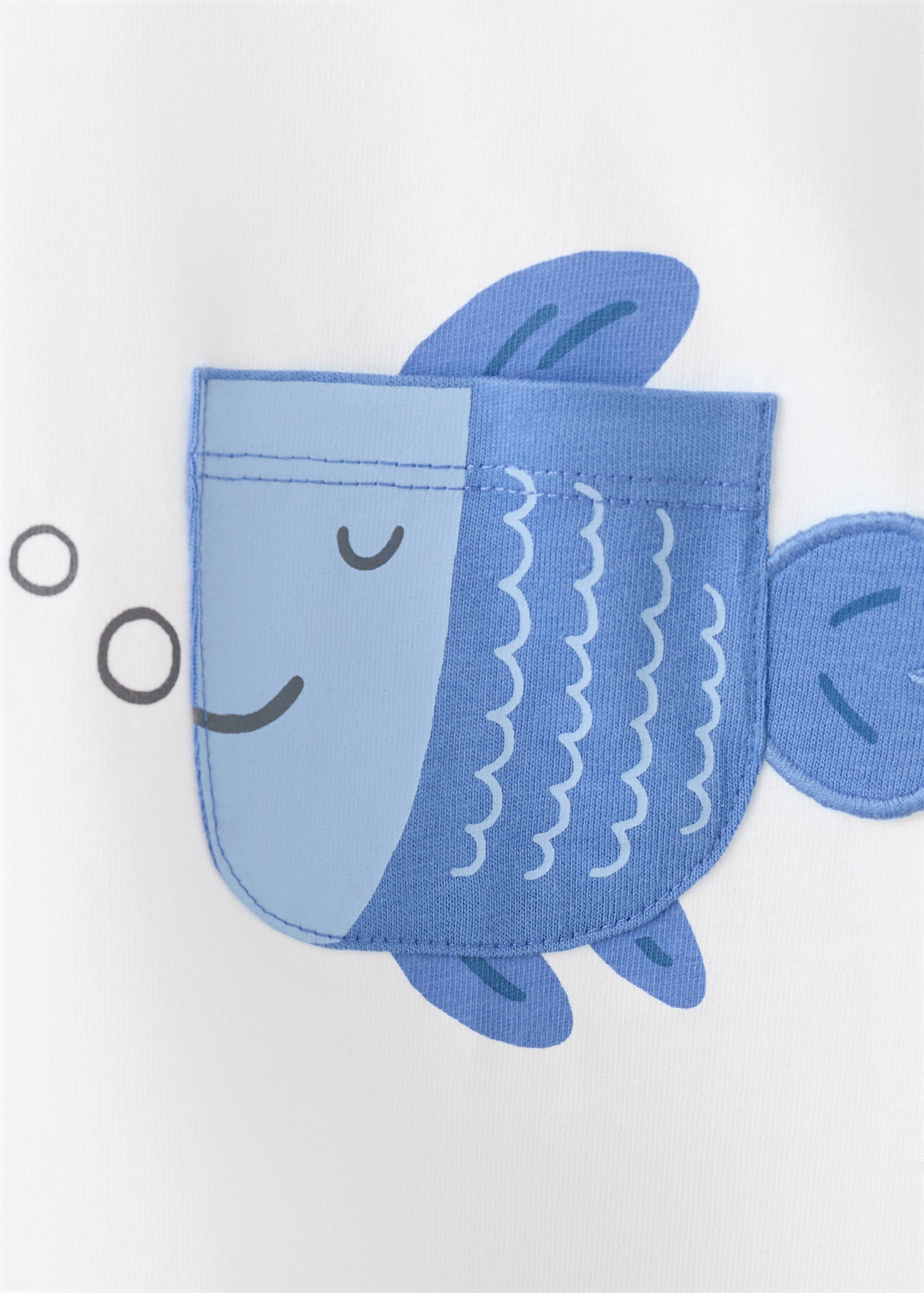 Camiseta algodón bolsillo estampado - Detalle del artículo 8