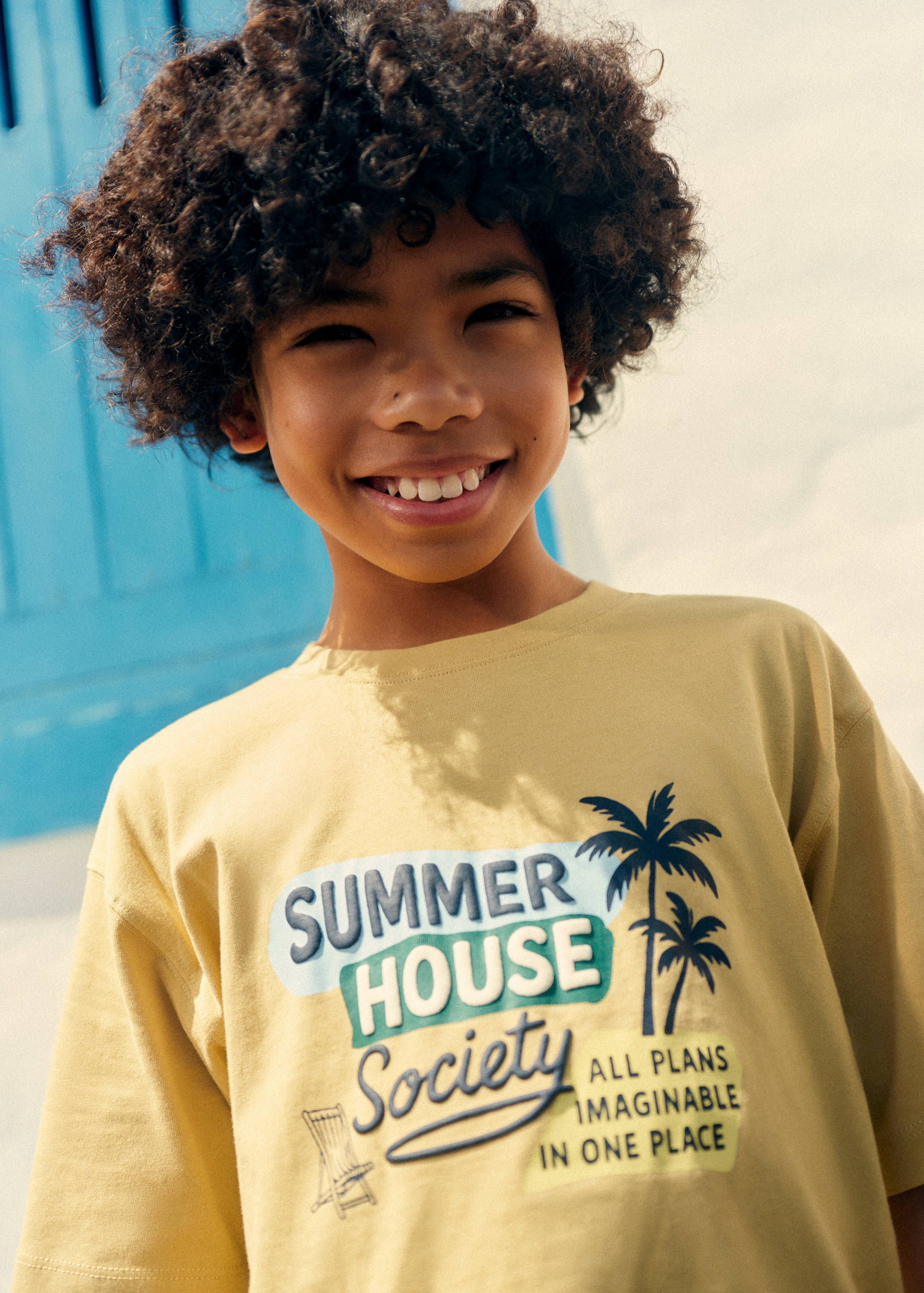 Printed cotton-blend t-shirt - Details of the article 5