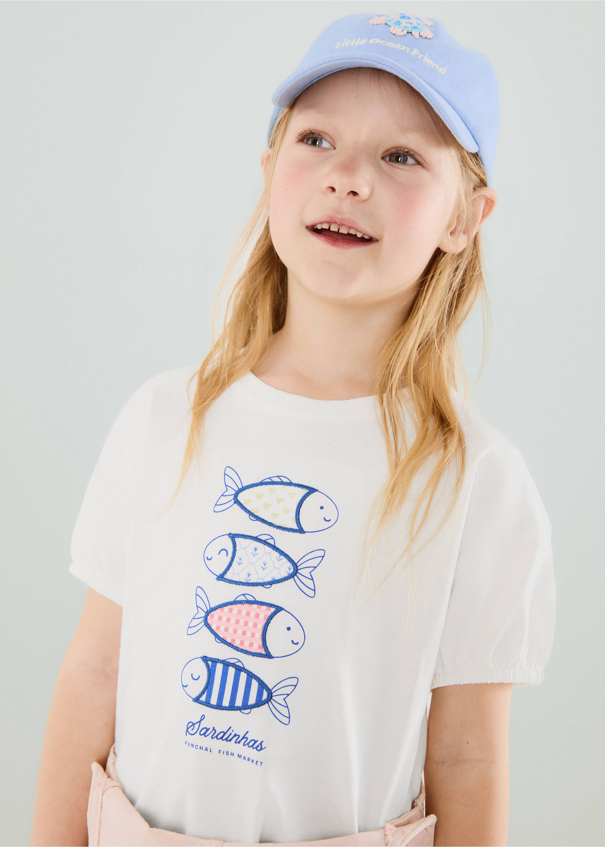 Printed cotton-blend t-shirt - General plane, Off White. Ref: 27006742-00.