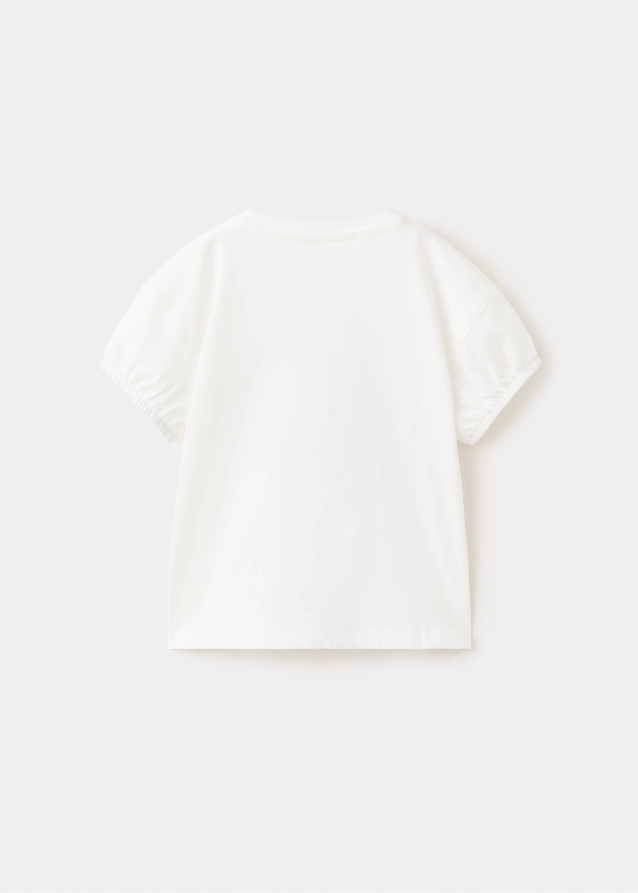 Printed cotton-blend t-shirt - Reverse of the article, Off White. Ref: 27006742-00.