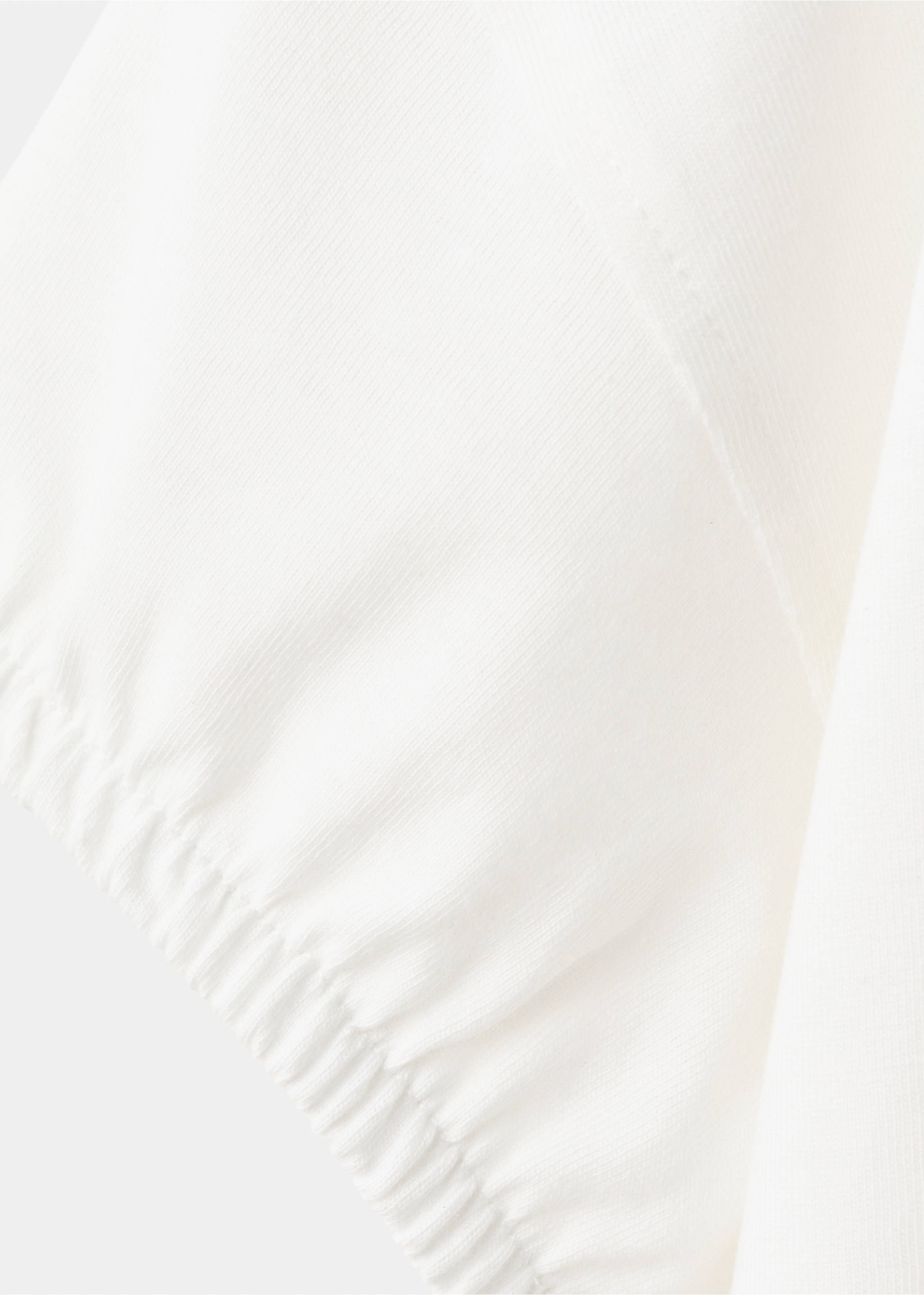 Printed cotton-blend t-shirt - Details of the article 0, Off White. Ref: 27006742-00.