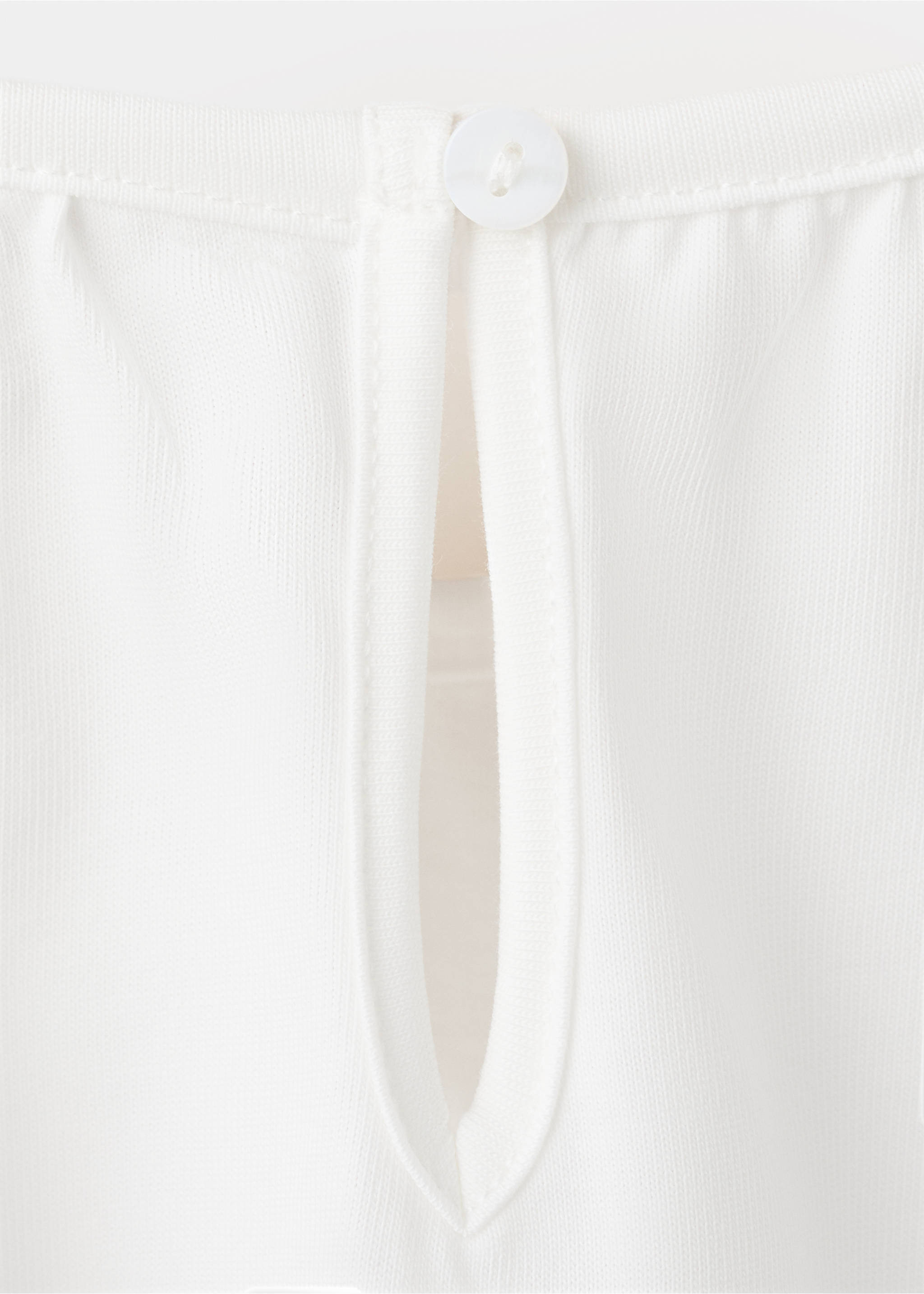 T-shirt coton étoiles - Détail de l'article 8, Blanc cassé. Ref: 27006751-00.