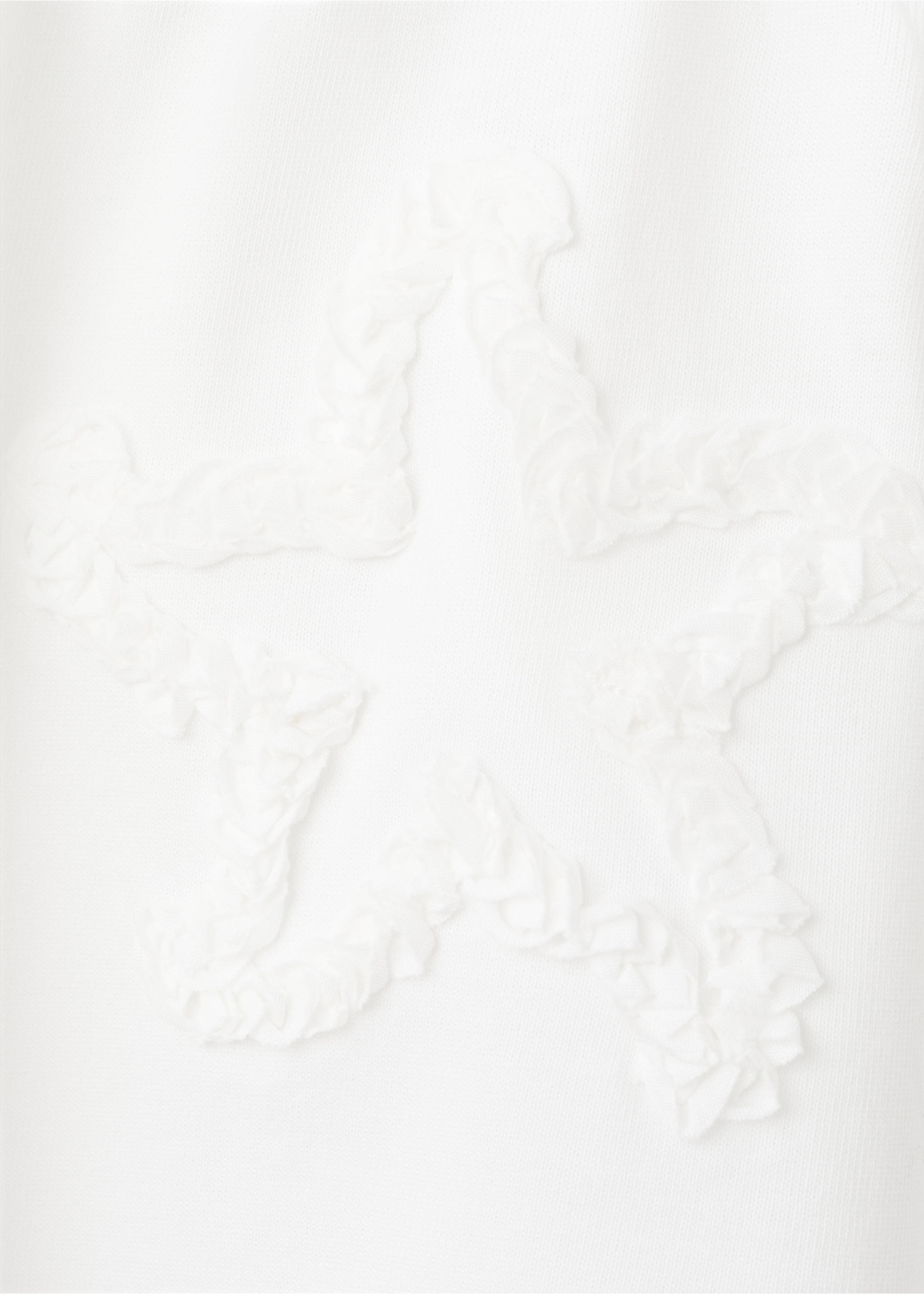 T-shirt coton étoiles - Détail de l'article 0, Blanc cassé. Ref: 27006751-00.