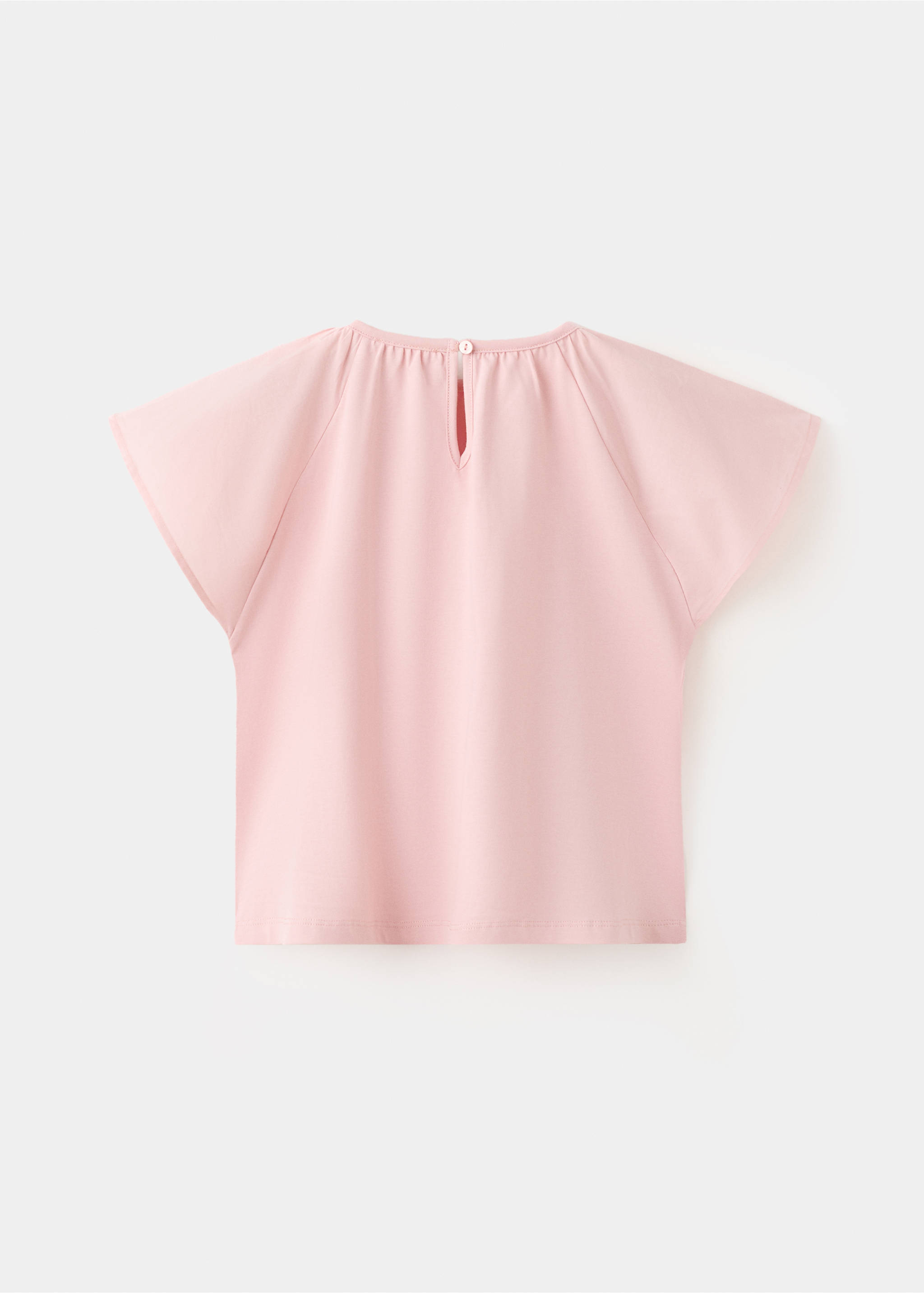 T-shirt coton étoiles - Verso de l’article, Rose. Ref: 27006751-00.