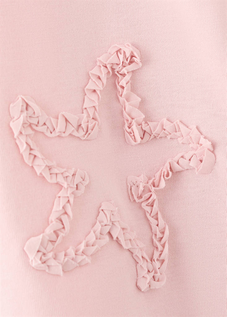 Stars cotton T-shirt — Pink
