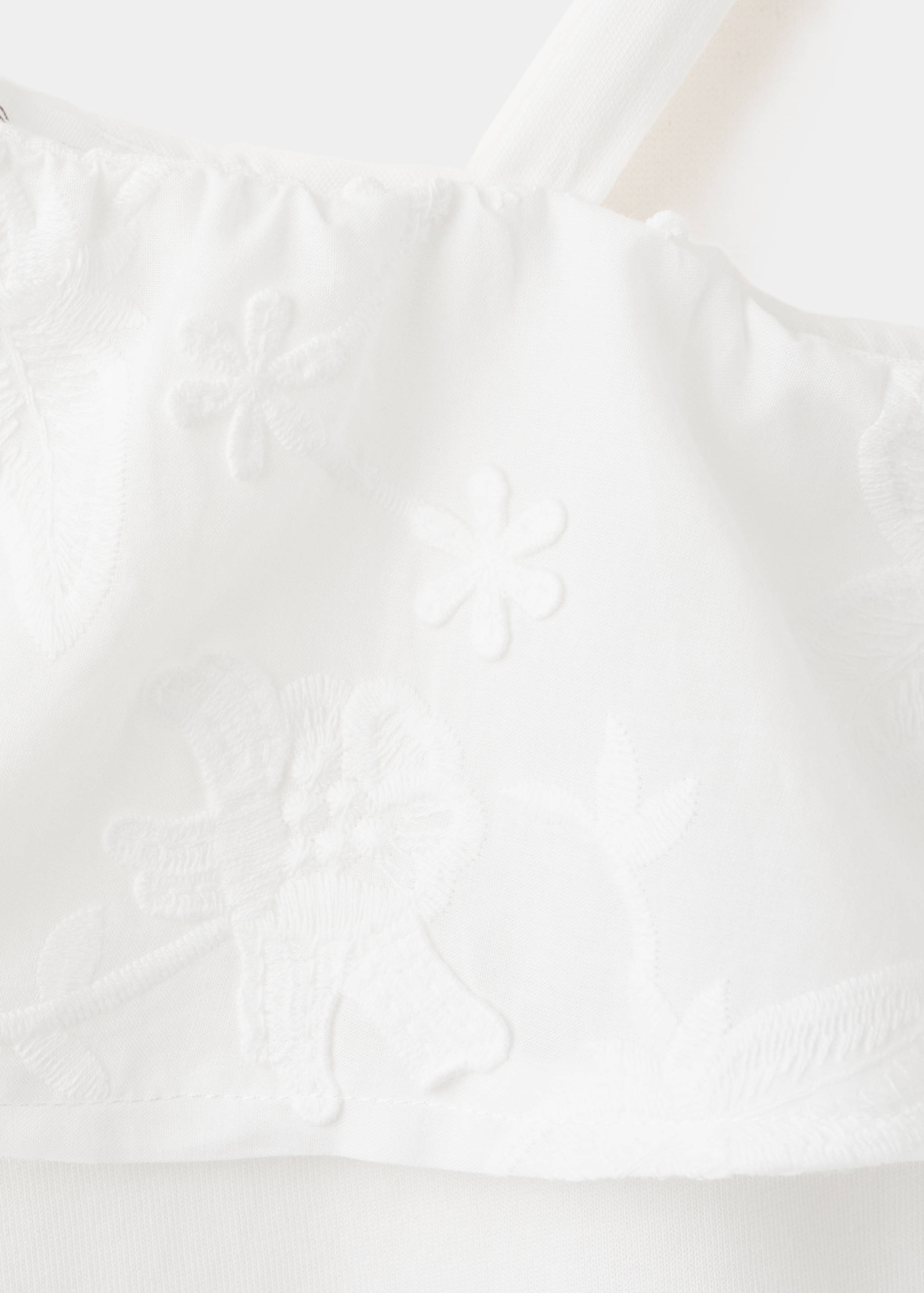 Asymmetric embroidered T-shirt - Details of the article 8