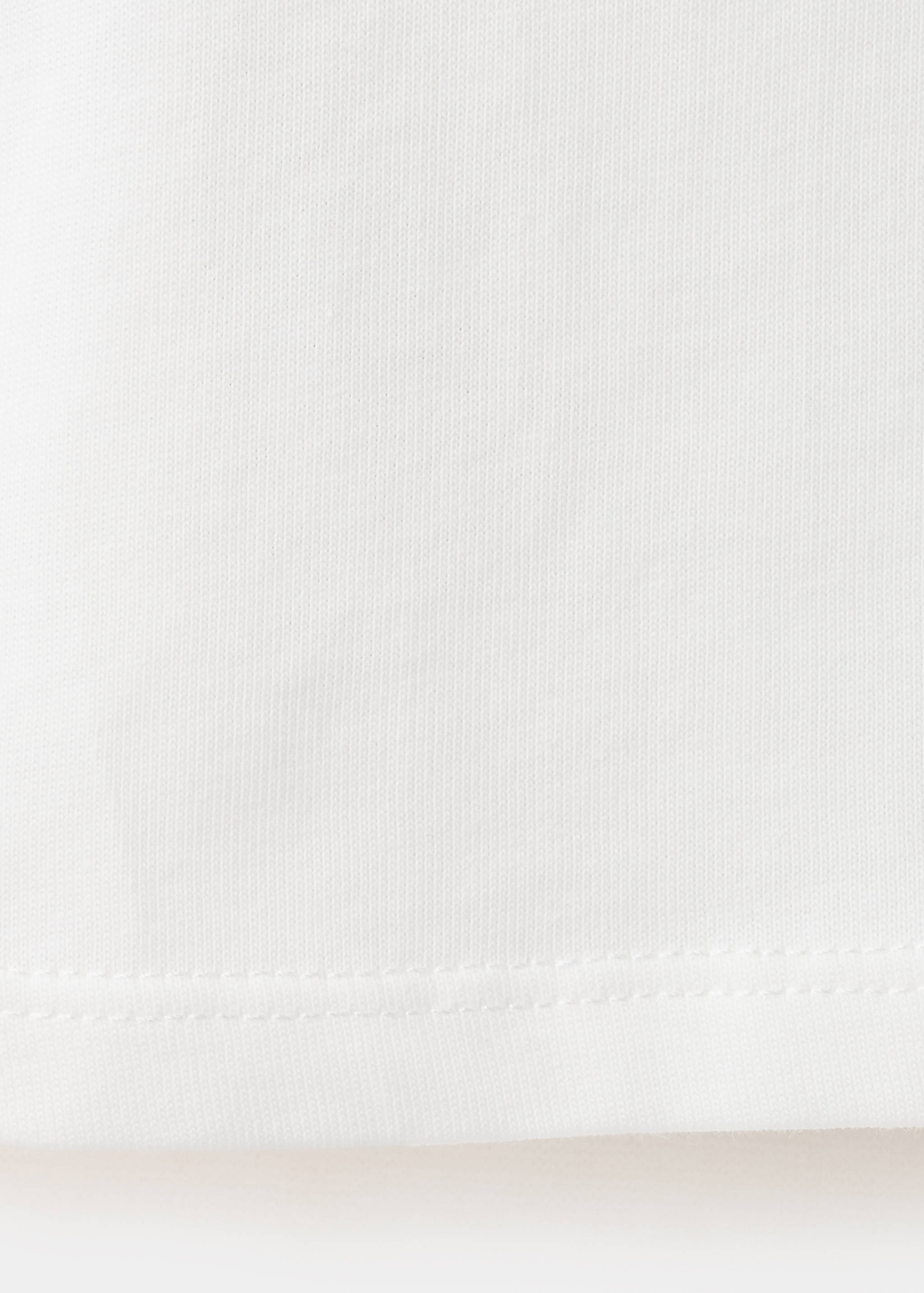 Asymmetric embroidered T-shirt - Details of the article 0