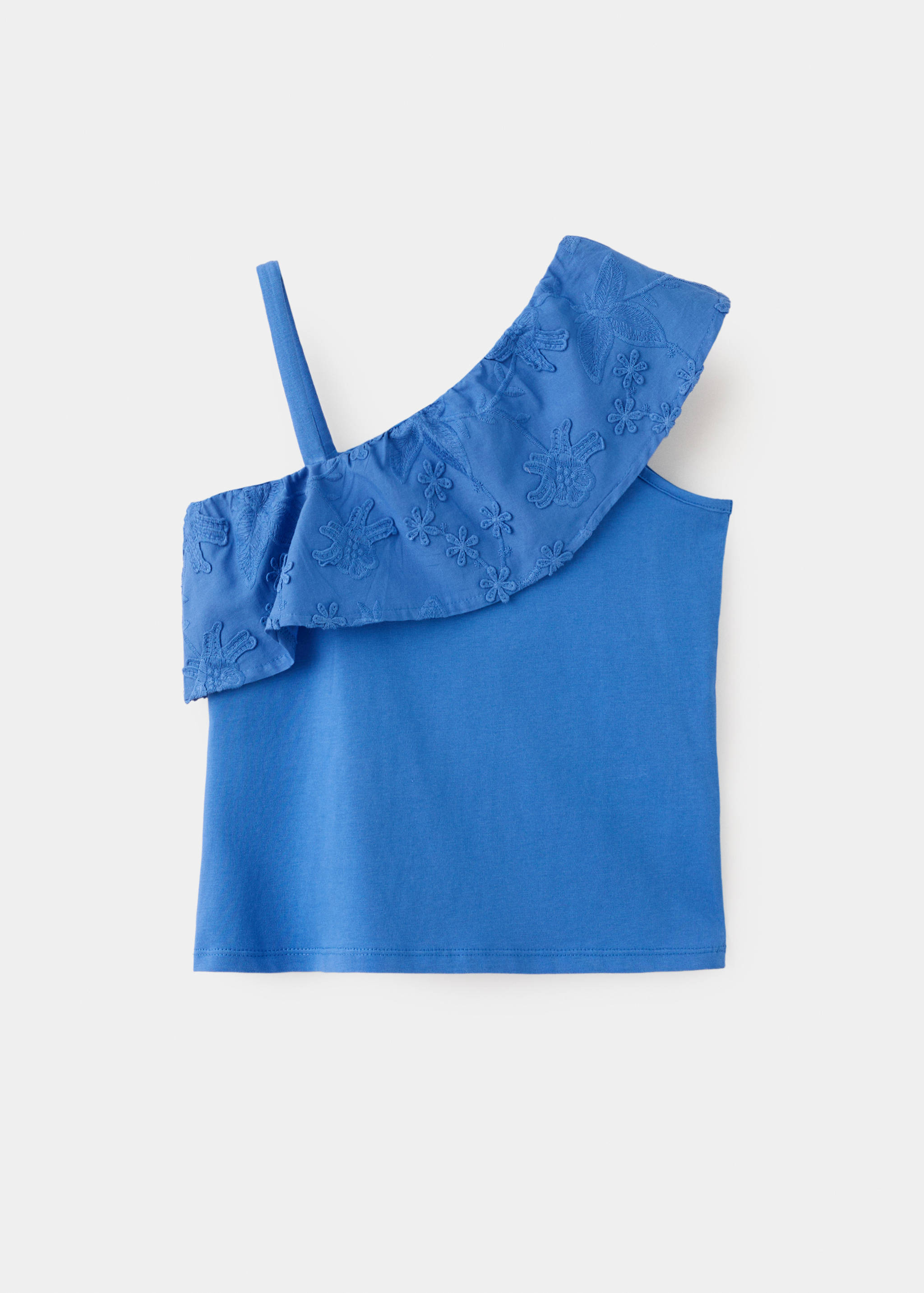 Camiseta asimétrica bordados - Reverso del artículo