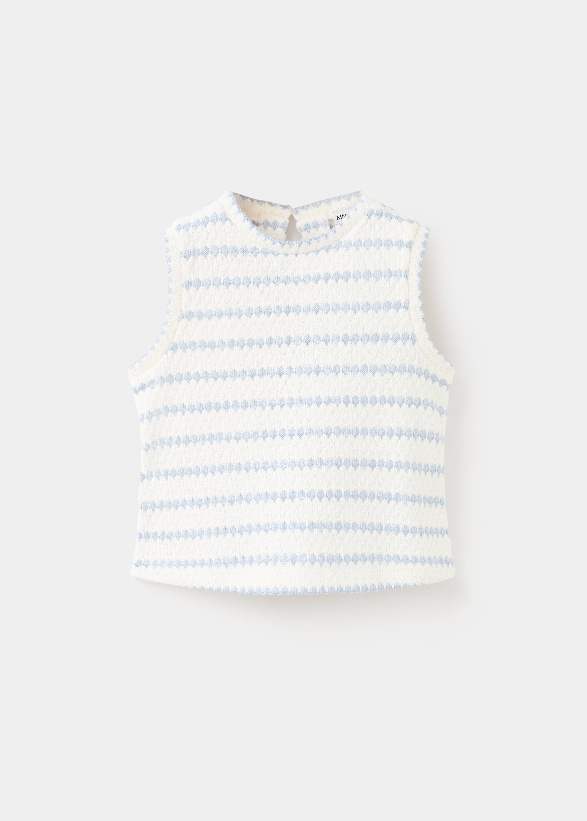 Striped crochet top - Article without model