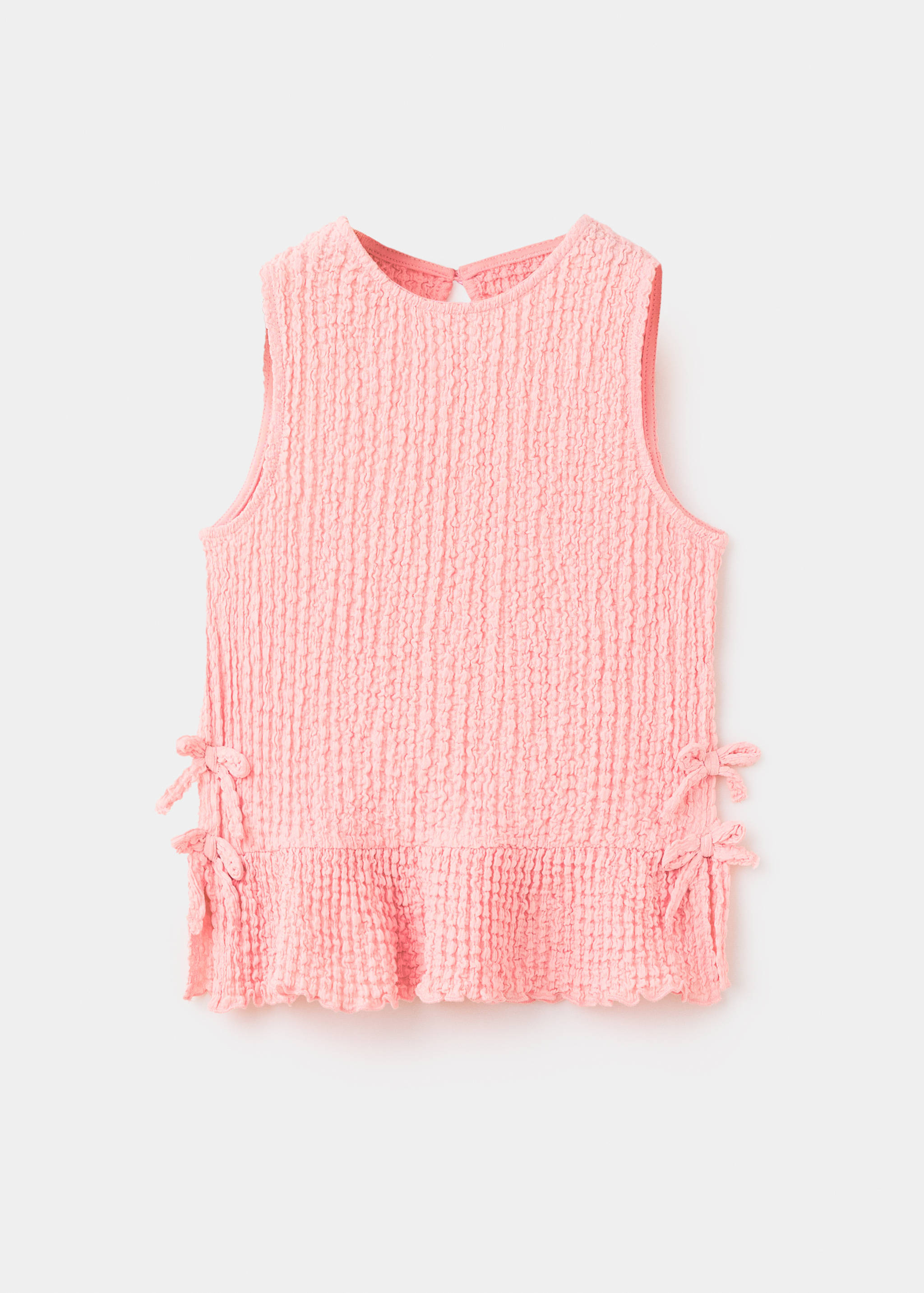 Ruffled top with bows - Article without model