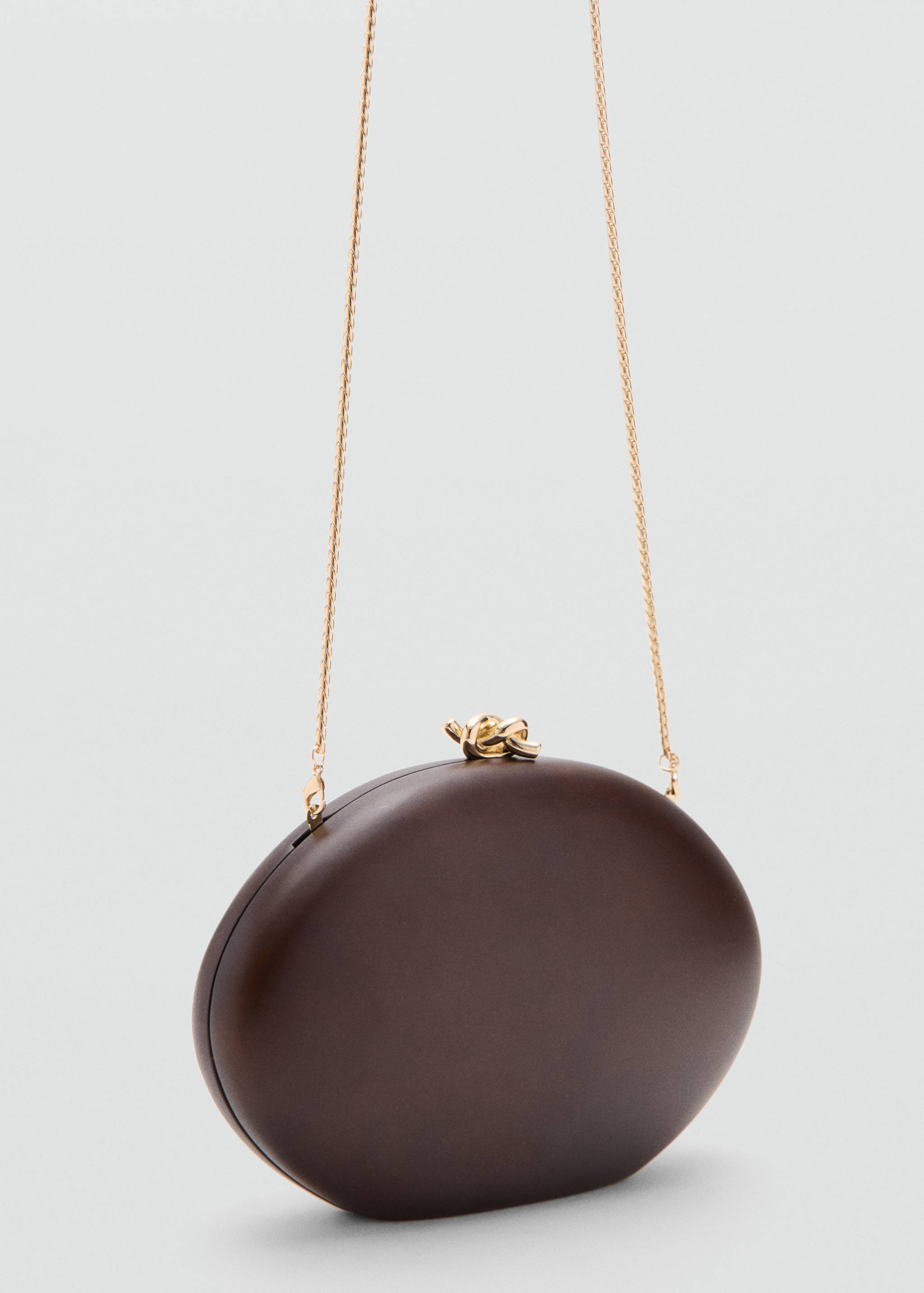 Bolso clutch ovalado - Plano medio