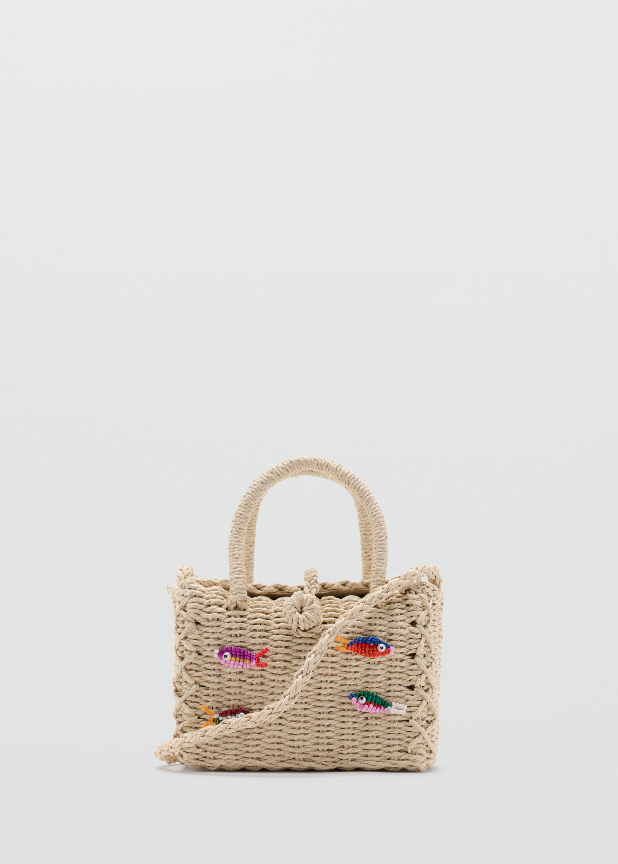 Mini bolso rafia peces - Artículo sin modelo