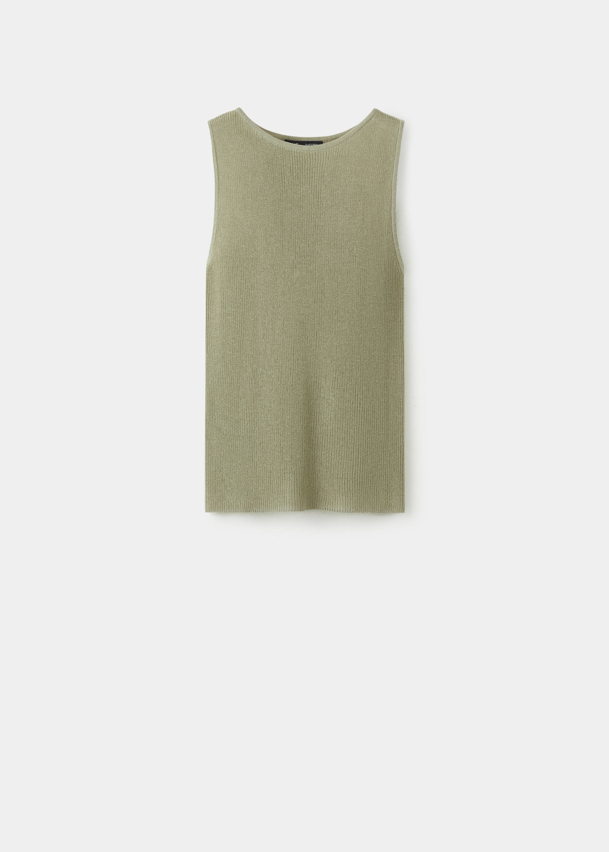 Fitted fine-knit top - Article without model